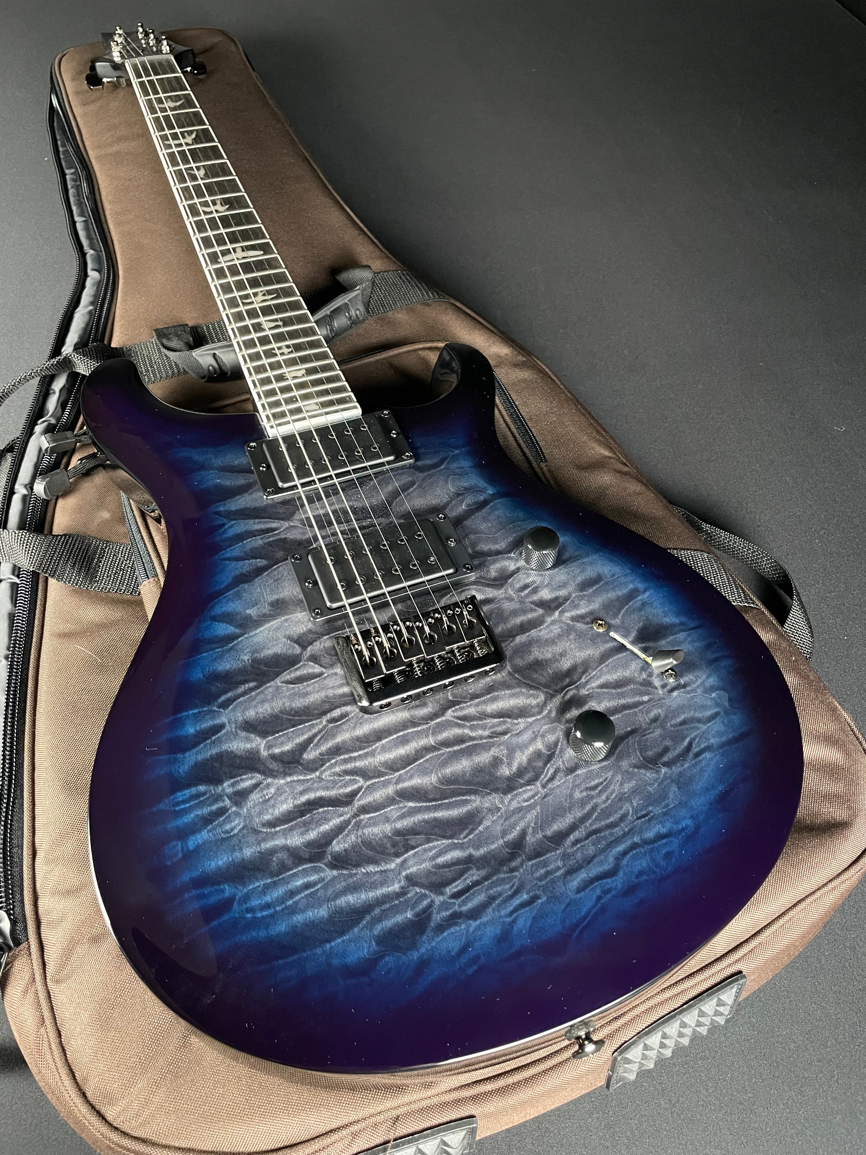 PRS SE Mark Holcomb w/Gig Bag - Holcomb Blue Burst - Metronome Music Inc.
