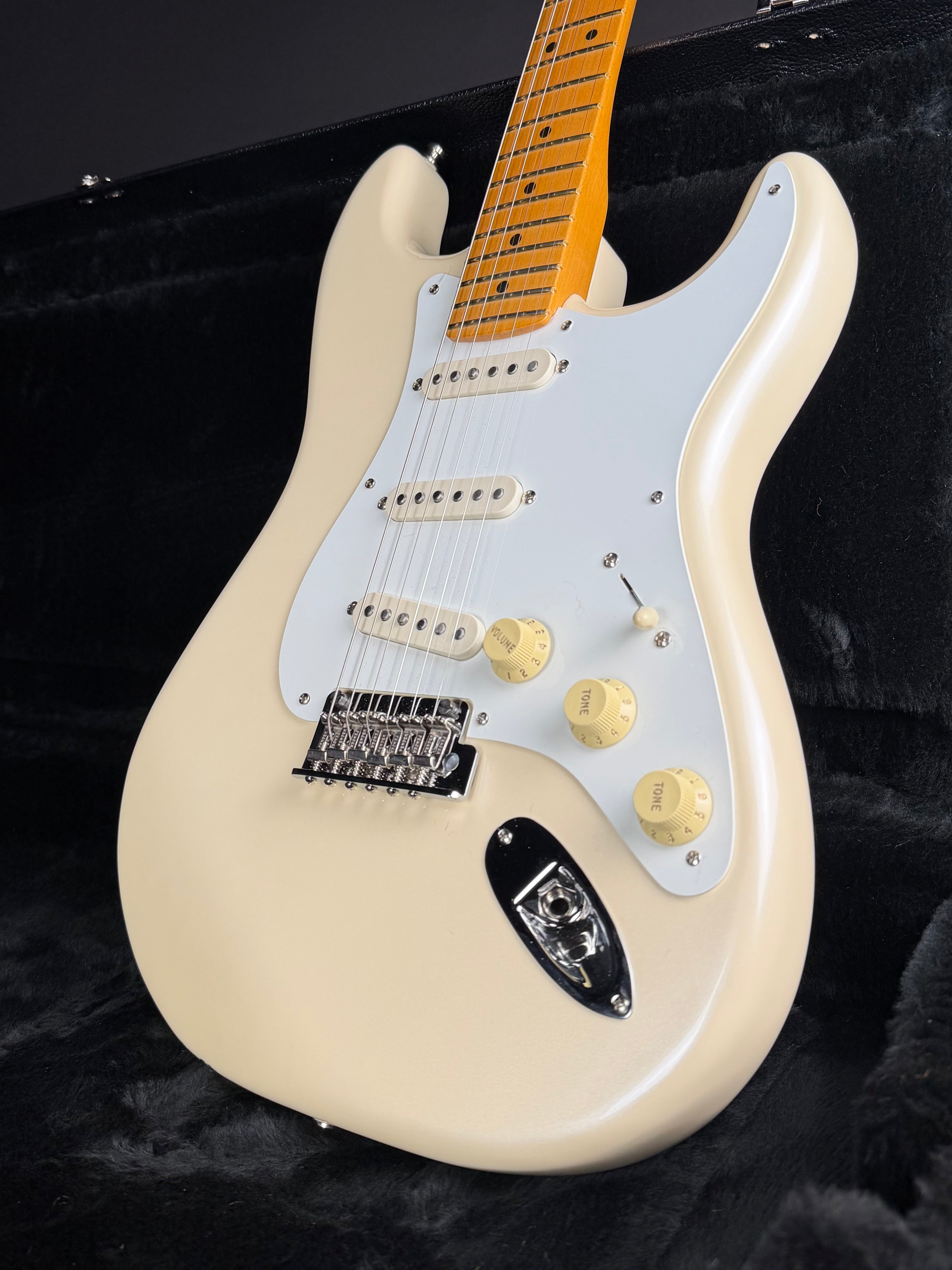 Fender Lincoln Brewster Stratocaster, Maple - Olympic Pearl