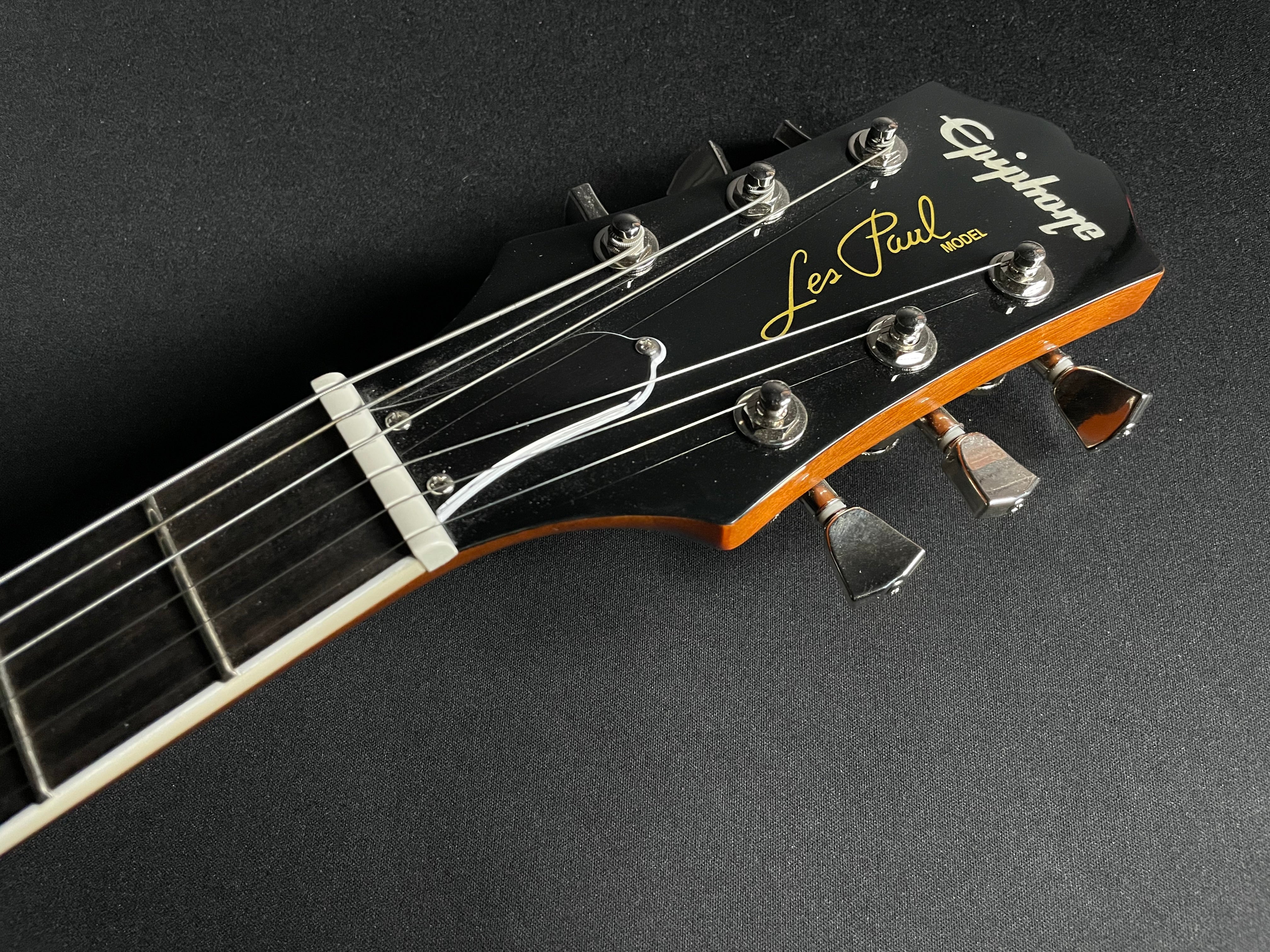 Epiphone Les Paul Modern Figured w/Gig Bag - Iced Tea Fade (2021) - Metronome Music Inc.