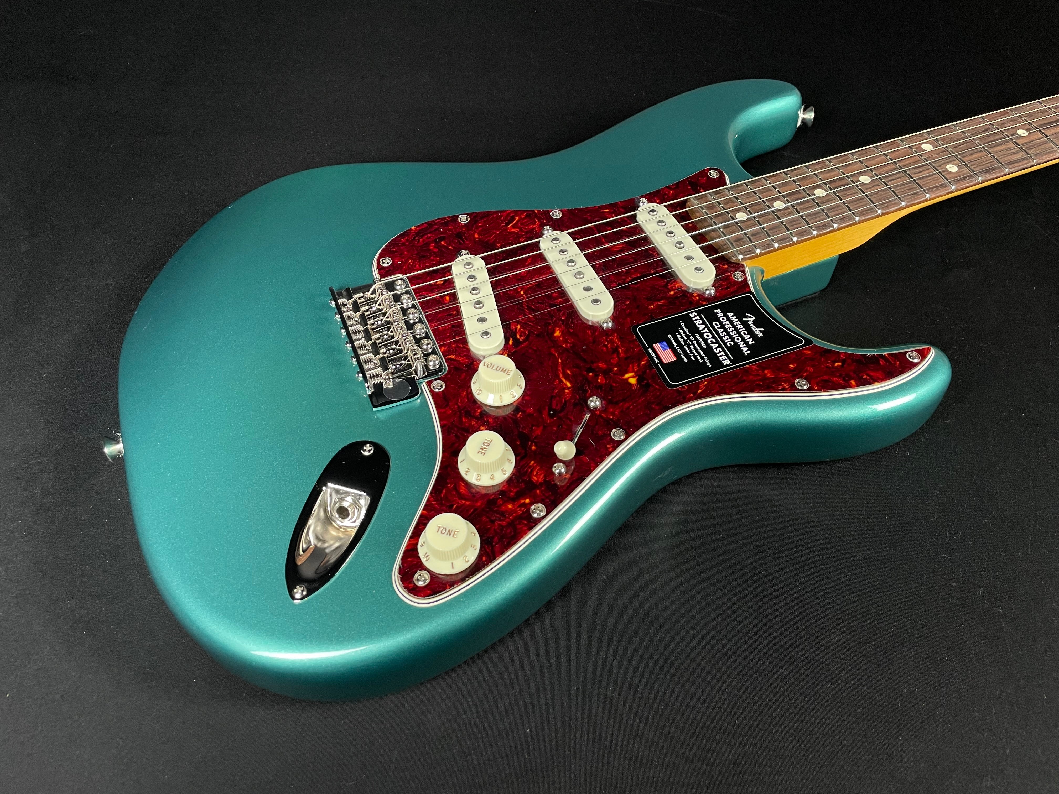Fender American Professional Classic Stratocaster - Faded Sherwood Green Metallic