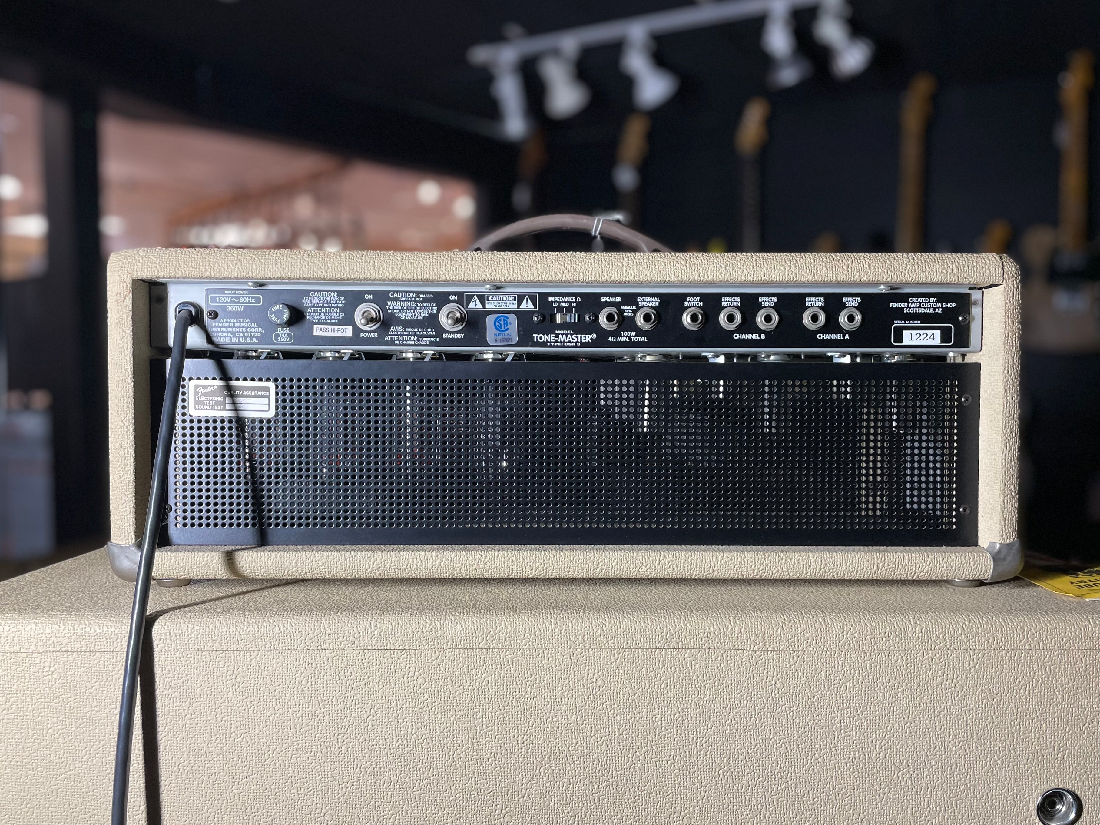 Fender Custom Shop Tone Master Amplifier Head & 2 Cabinets