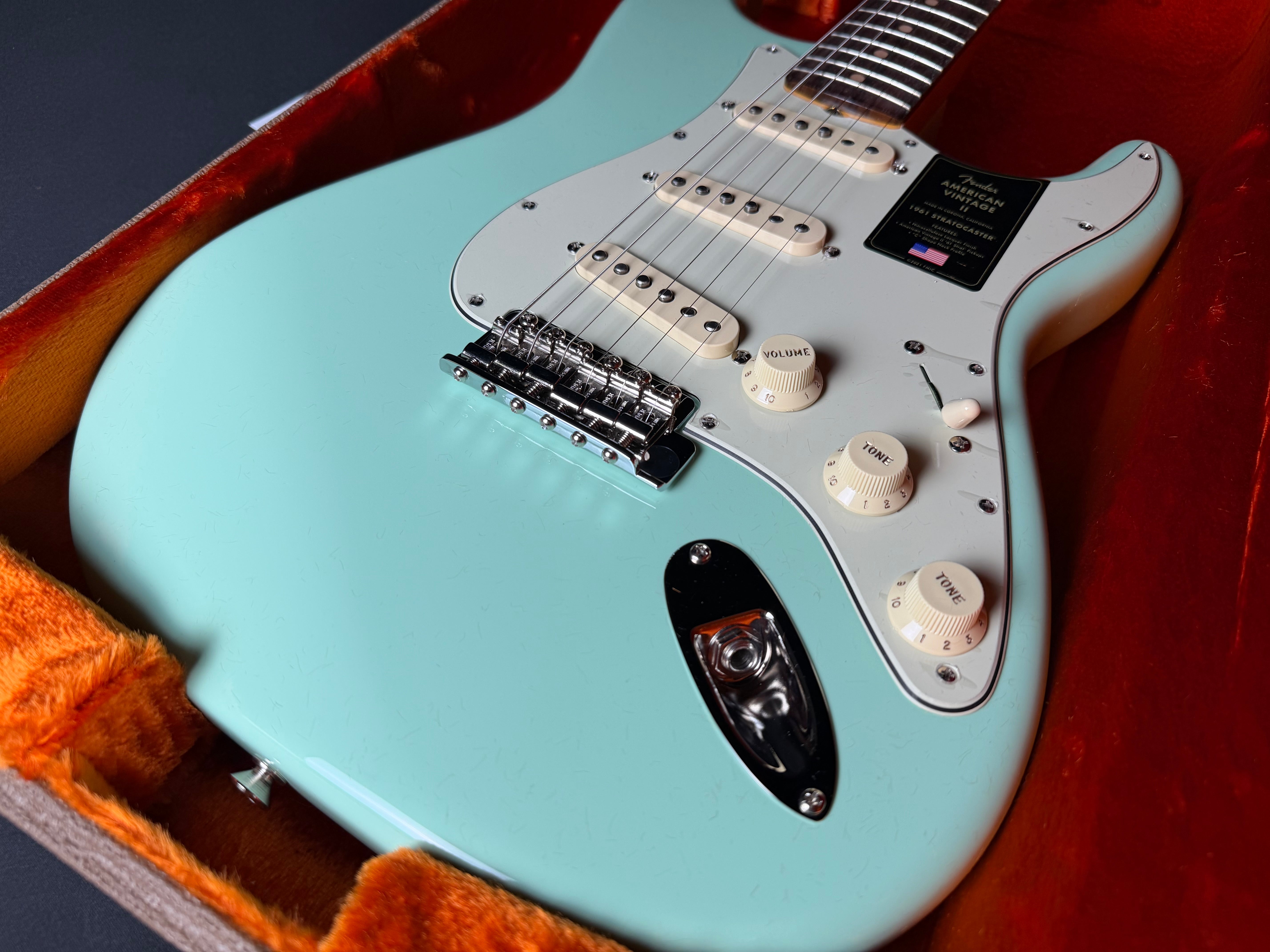 Fender American Vintage II 1961 Stratocaster, Rosewood - Surf Green (2026)