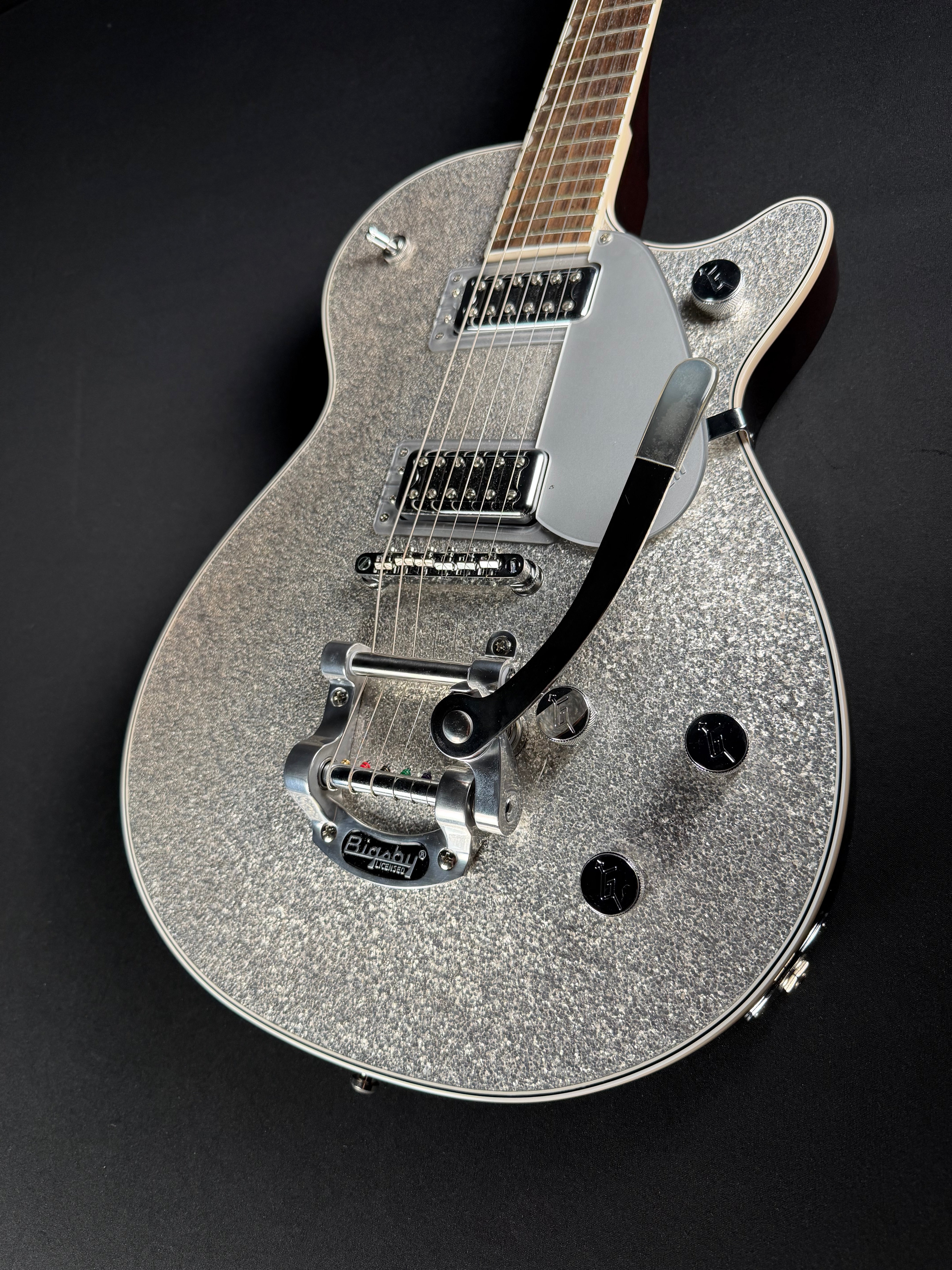 Gretsch G5230T Electromatic Sparkle Jet FT w/HSC - Silver Sparkle (Used) - Metronome Music Inc.