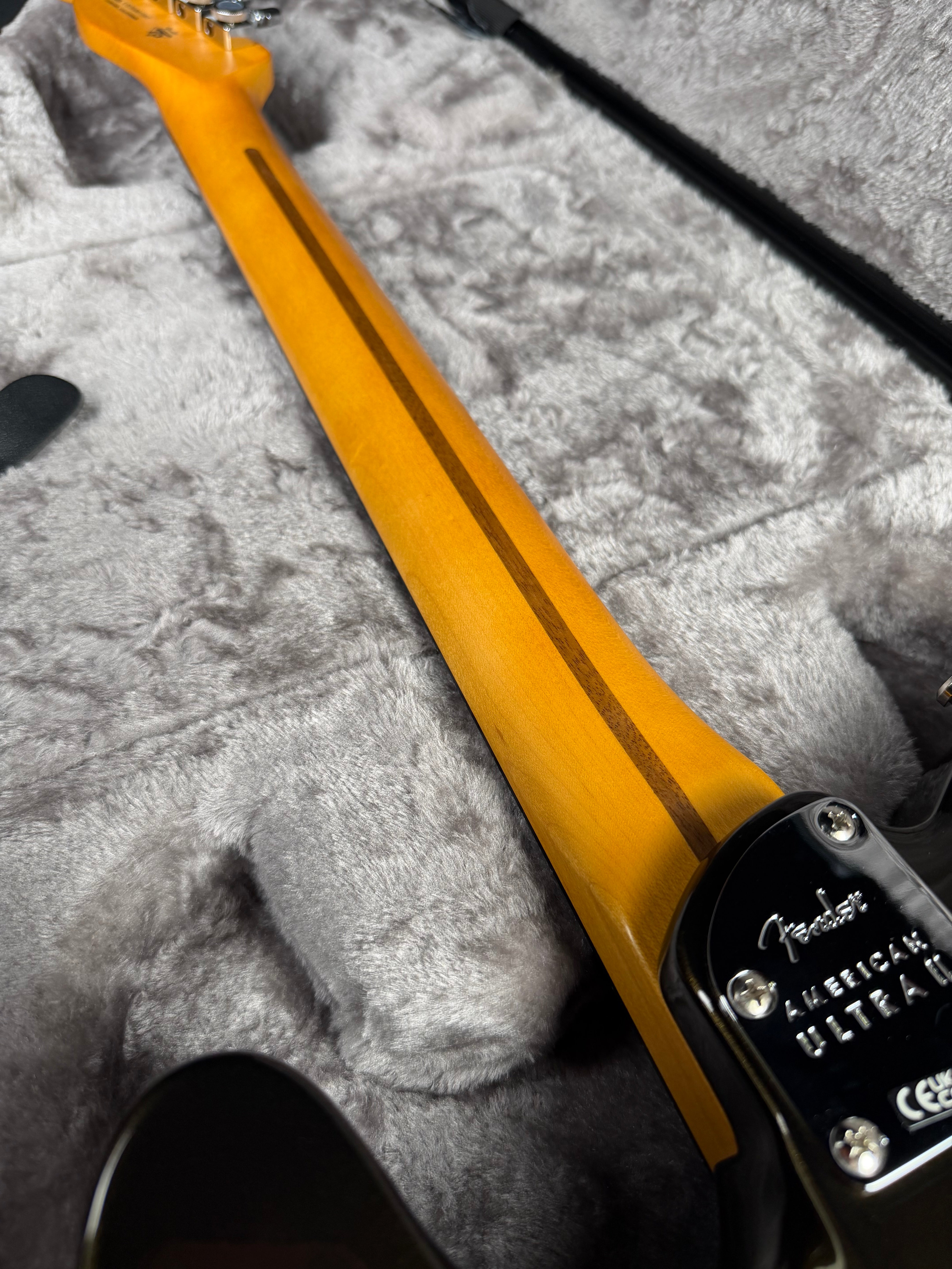 Fender American Ultra II Telecaster, Ebony - Texas Tea (2026)