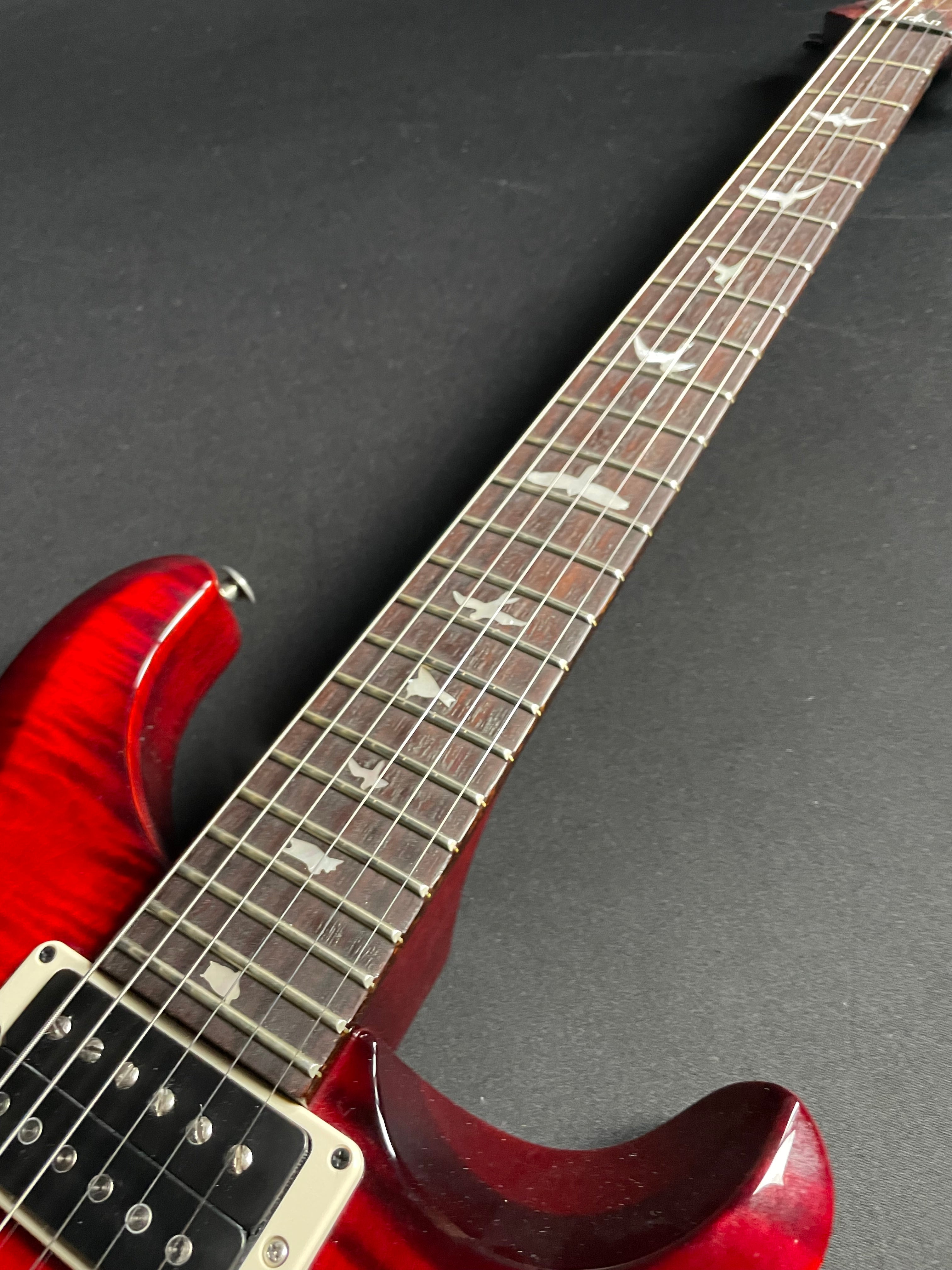 Paul Reed Smith PRS S2 10th Anniversary Custom 24 Fire Red Burst (2023) - Metronome Music Inc.