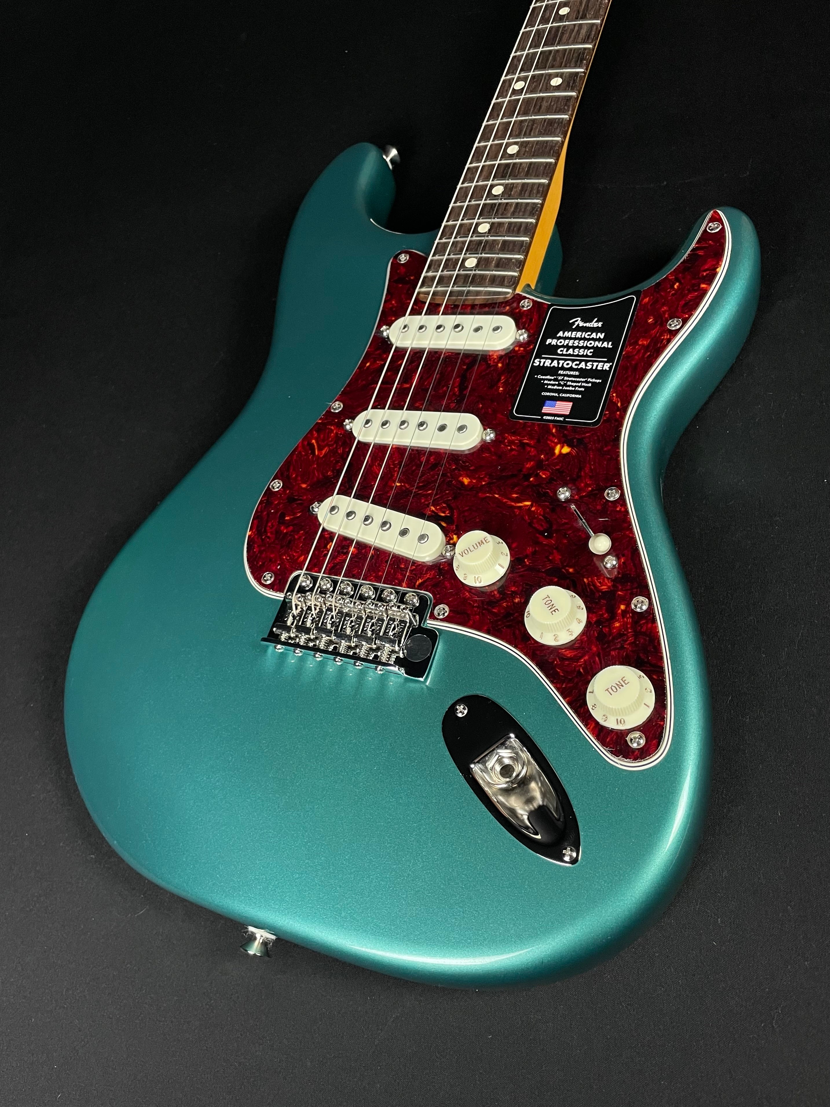 Fender American Professional Classic Stratocaster - Faded Sherwood Green Metallic