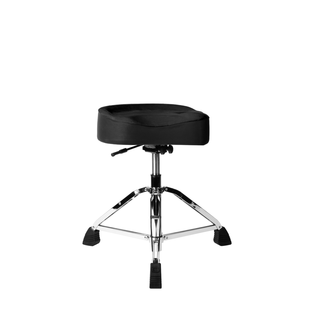 Gator Air Glide Saddle Drum Throne Black - Metronome Music Inc.