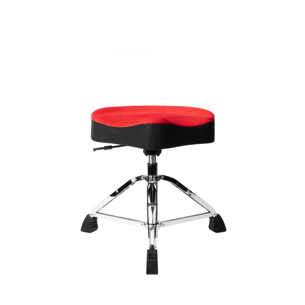 Gator Air Glide Saddle Drum Throne Red - Metronome Music Inc.