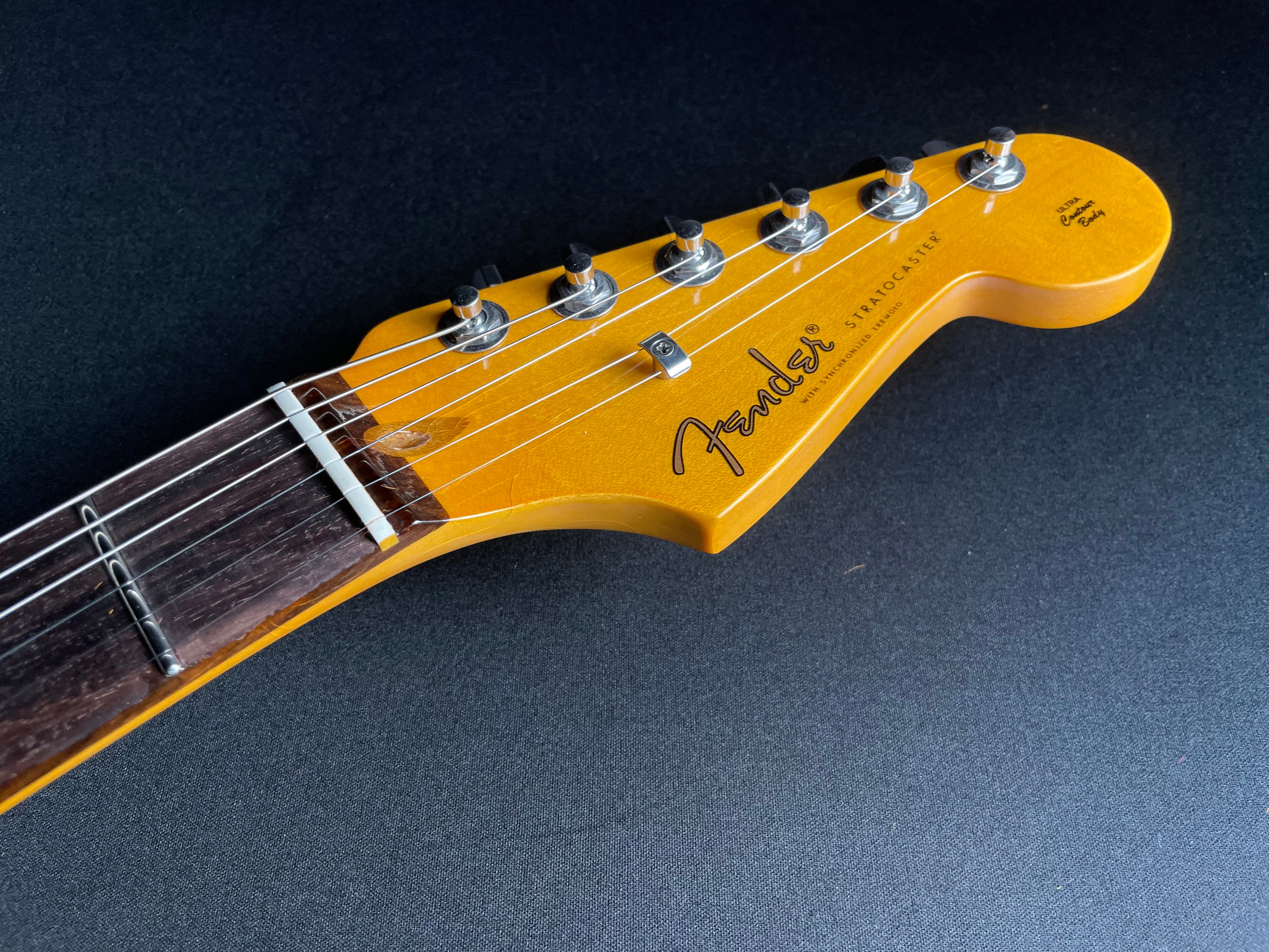 Fender American Ultra Luxe Vintage '60s Stratocaster - Ice Blue Metallic - Metronome Music Inc.