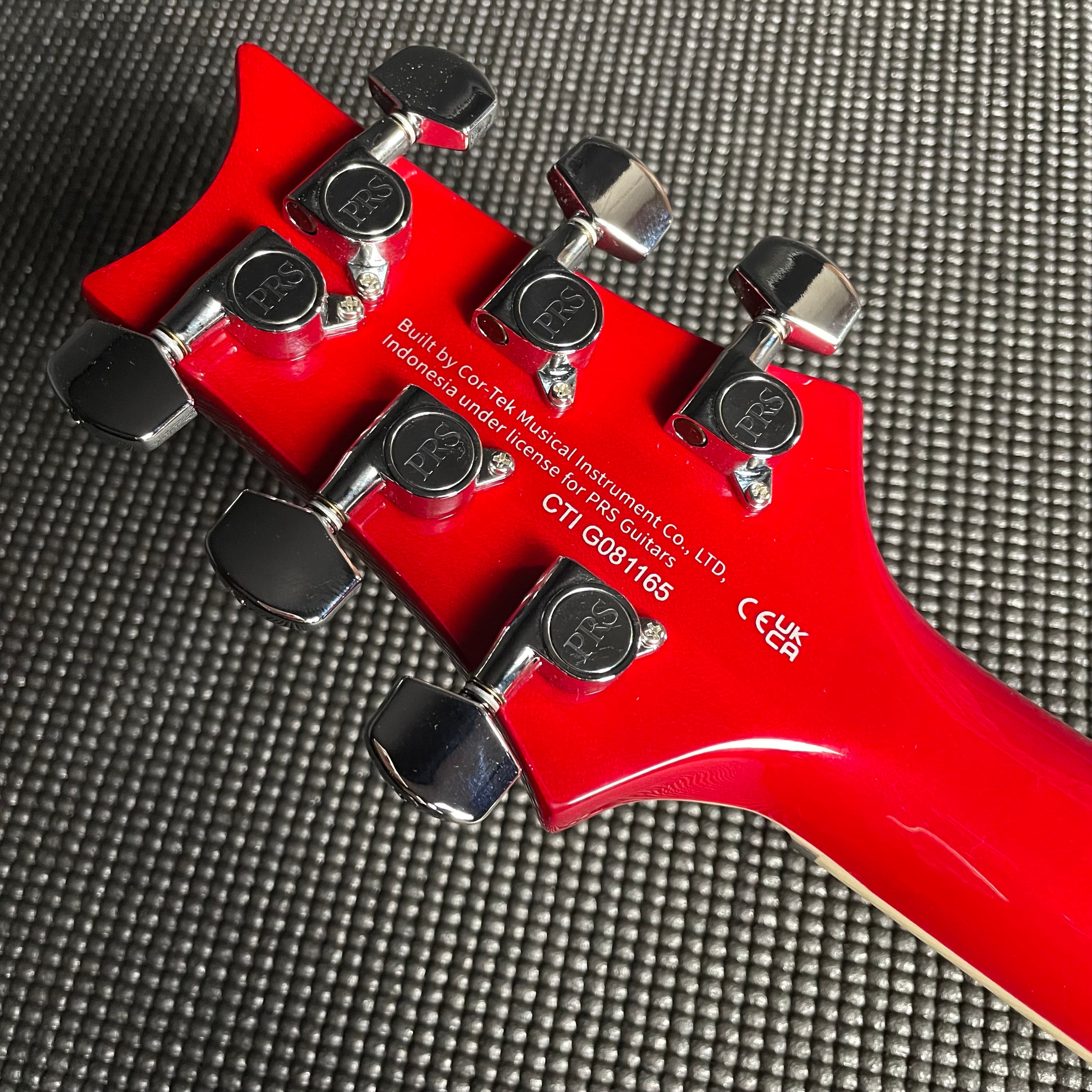 PRS SE Custom 24-08 Quilt - Charcoal Cherry Burst - Metronome Music Inc.