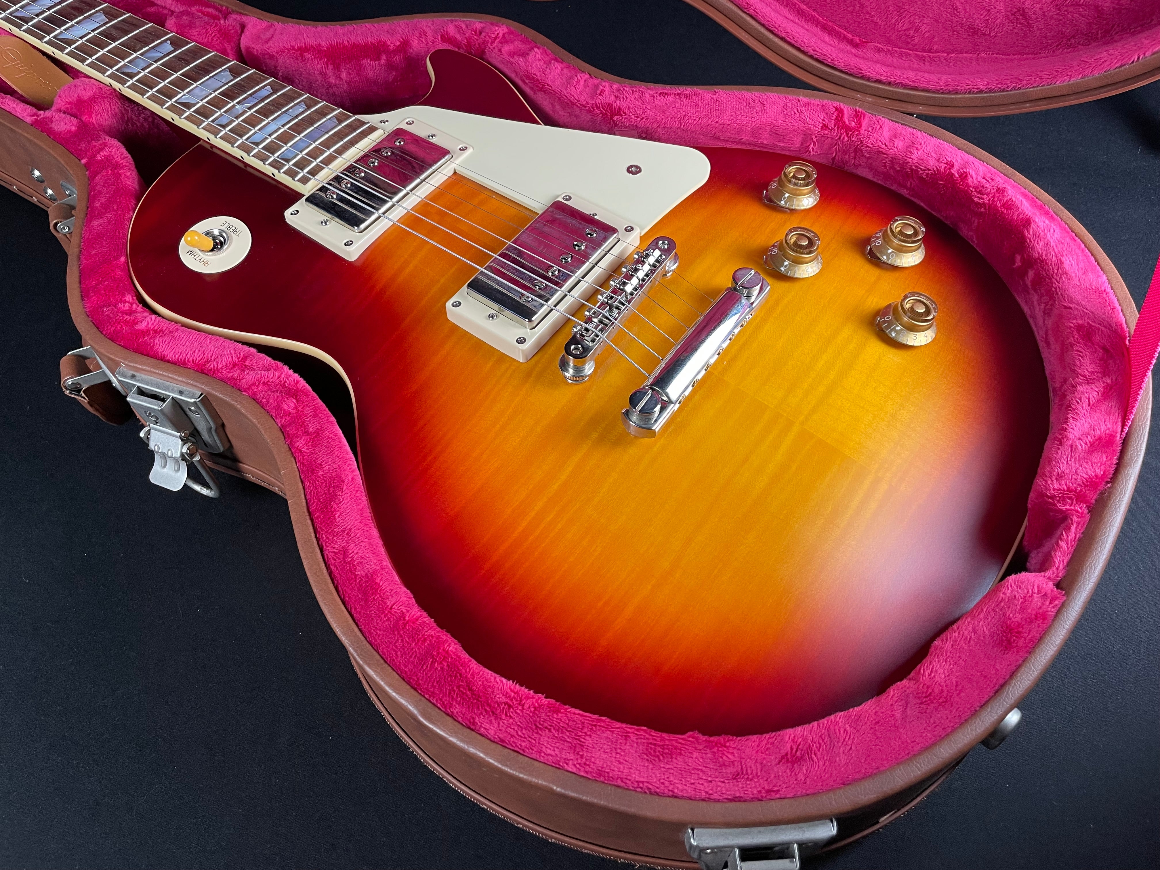 Epiphone 1959 Les Paul Standard w/OHSC- Factory Burst (Used) - Metronome Music Inc.