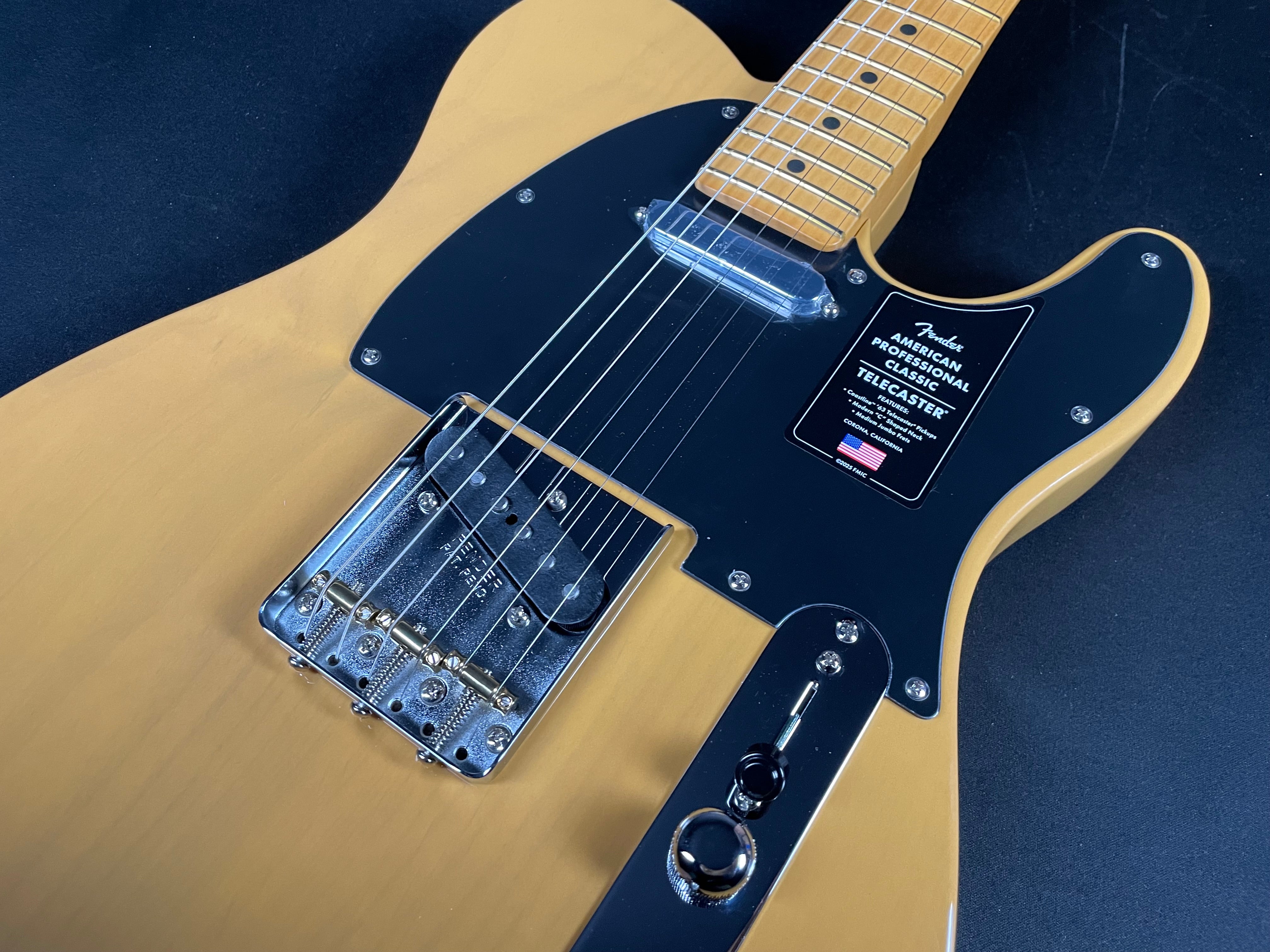 Fender American Professional Classic Telecaster - Butterscotch Blonde - Metronome Music Inc.
