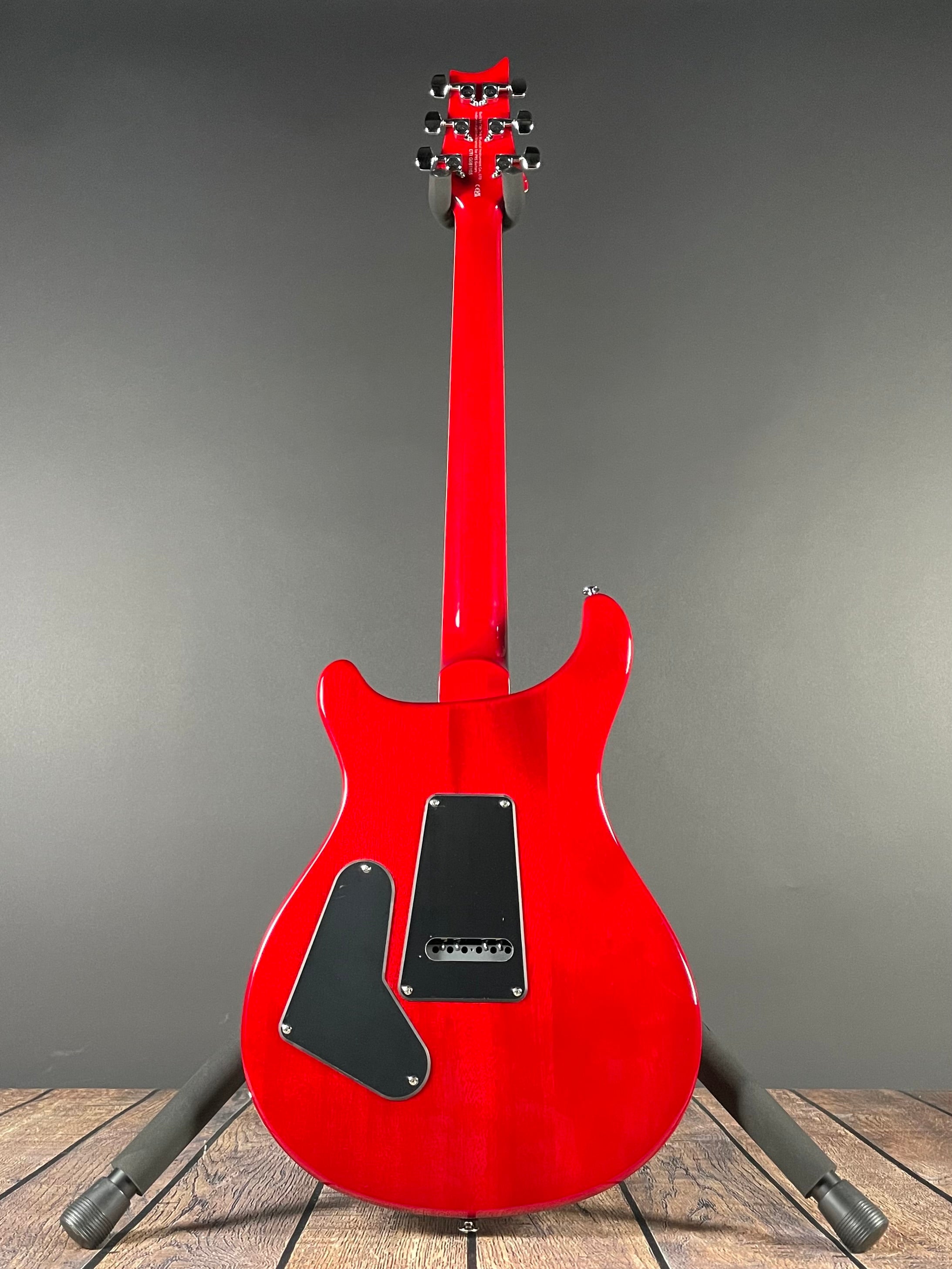 PRS SE Custom 24-08 Quilt - Charcoal Cherry Burst - Metronome Music Inc.