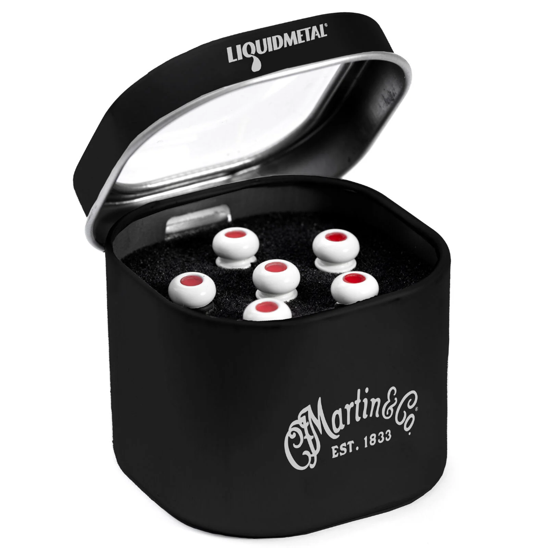 LUXE BY MARTIN® Bridge Pins (Bone) - Metronome Music Inc.