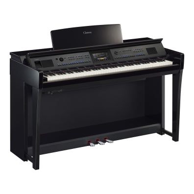 Yamaha Clavinova CVP-905 Digital Piano w/Bench - Polished Ebony - Metronome Music Inc.
