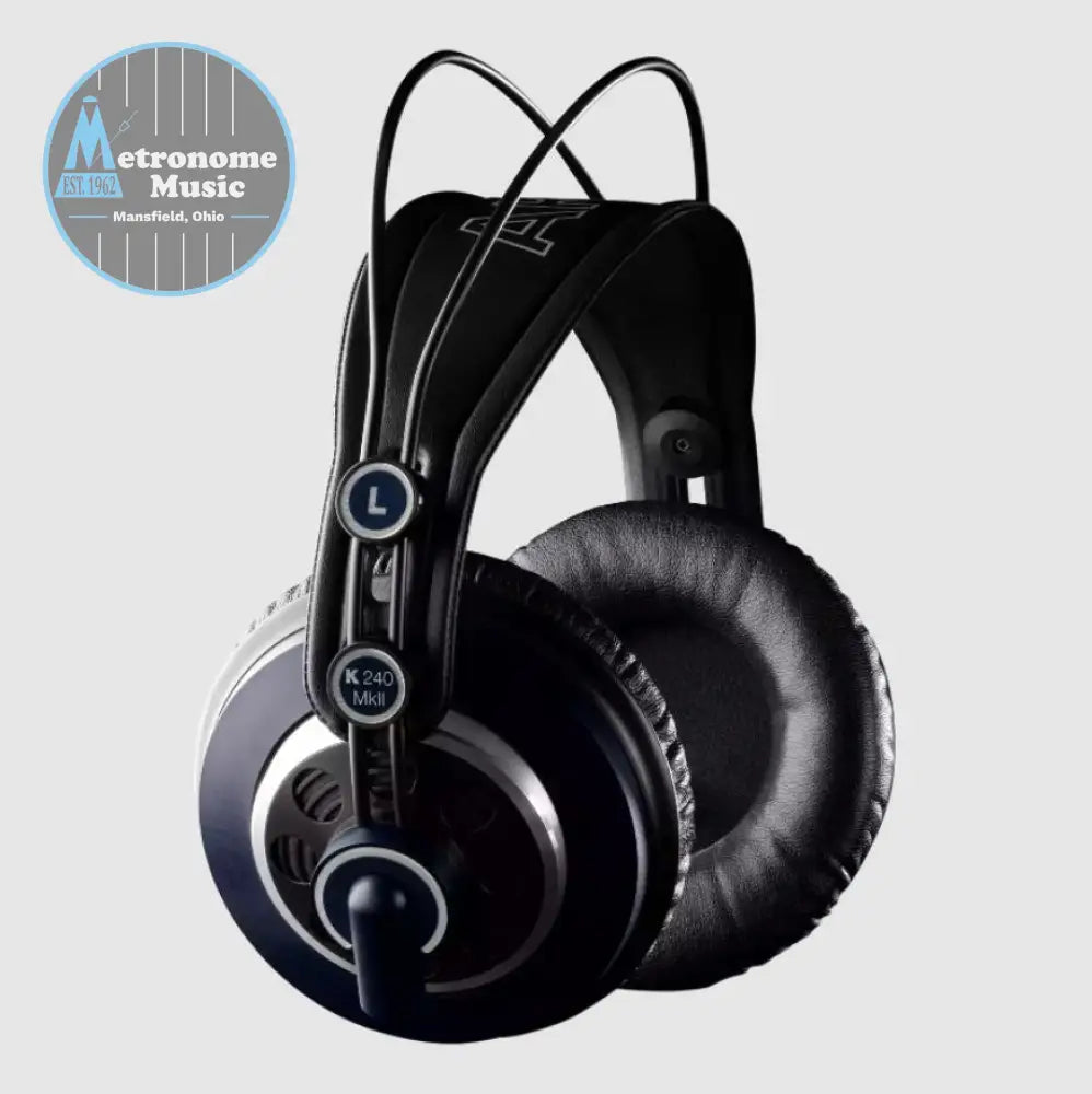 AKG K240 MKII, Professional, Over-ear, Semi-open Headphones - Metronome Music Inc.
