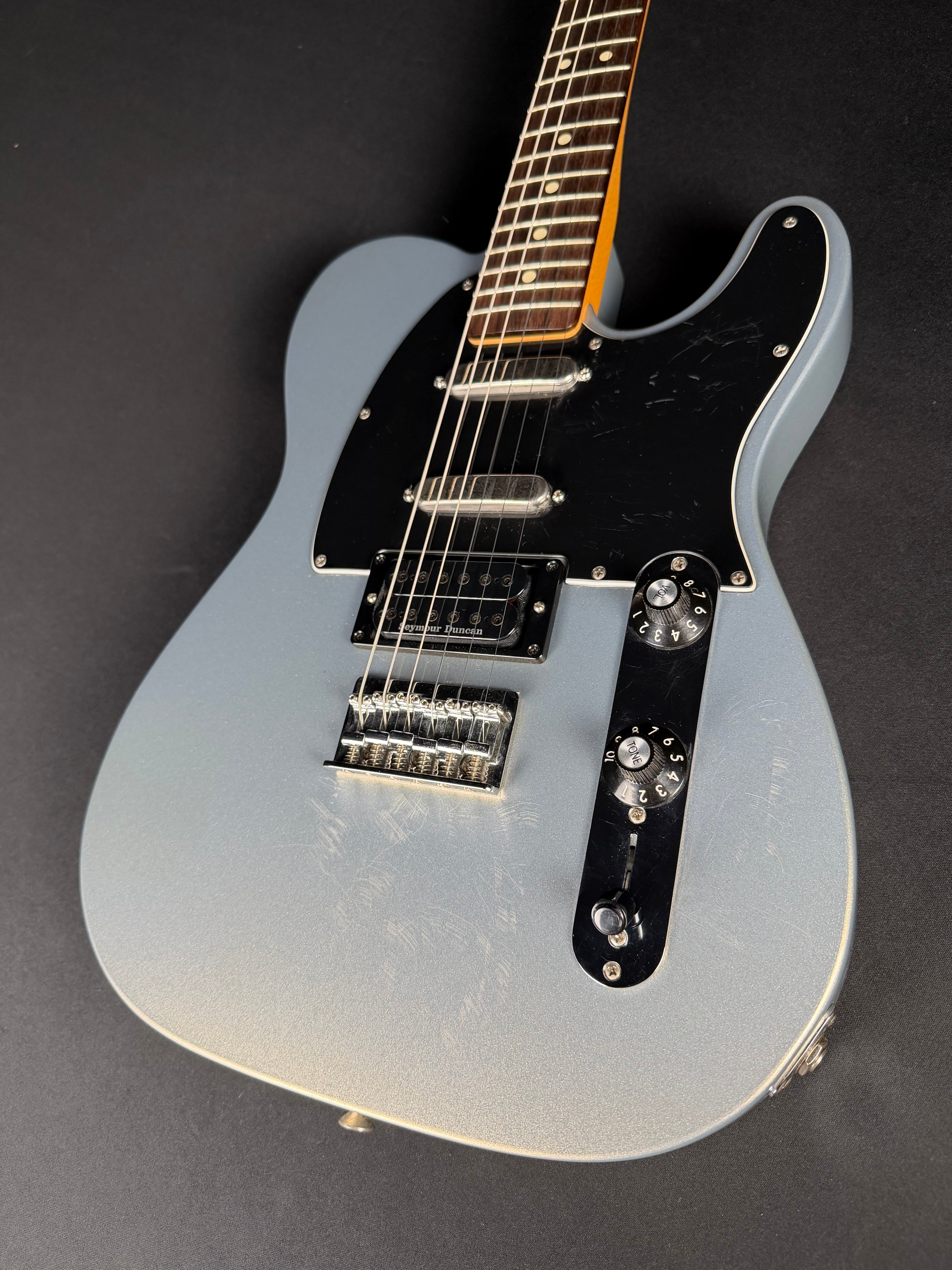Fender Blacktop Telecaster Baritone - Ghost Silver (2012)