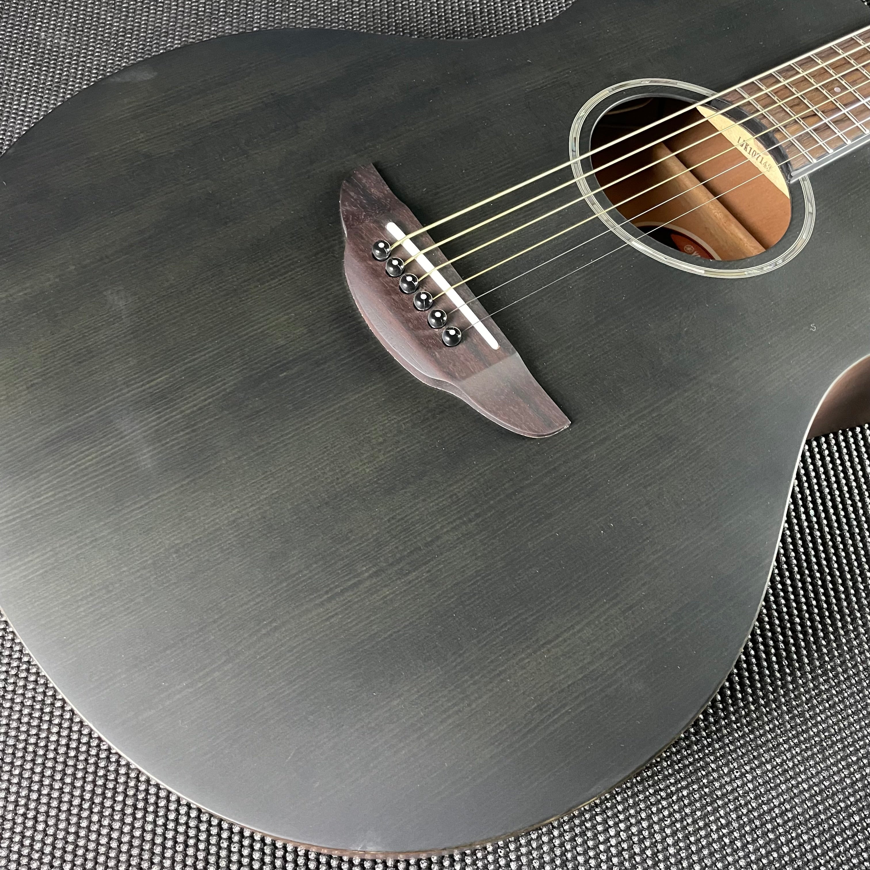 Yamaha APX600M Thinline Acoustic- Smoky Black - Metronome Music Inc.