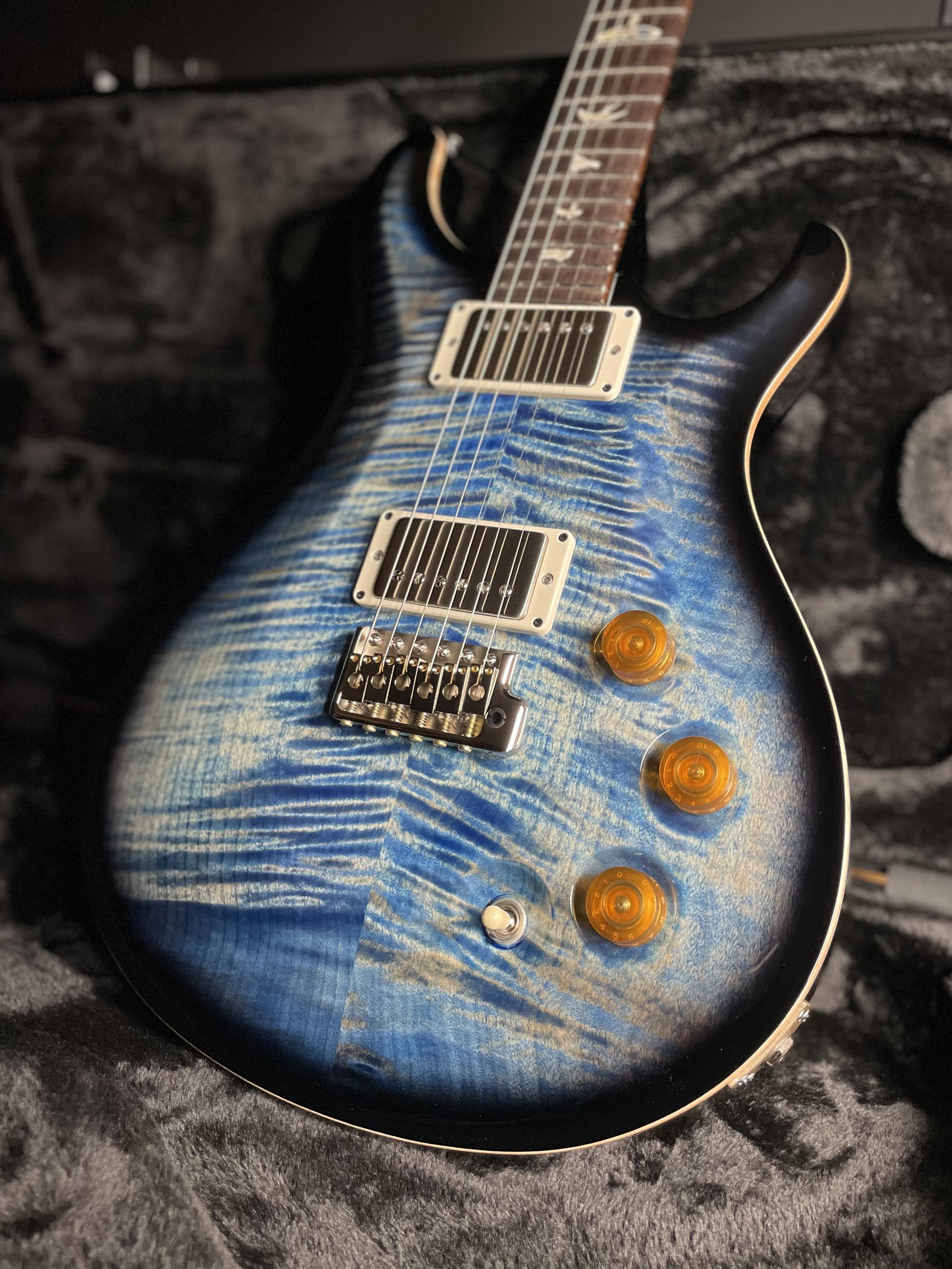 PRS Core DGT David Grissom Signature - Faded Blue Jean Smokeburst - Metronome Music Inc.