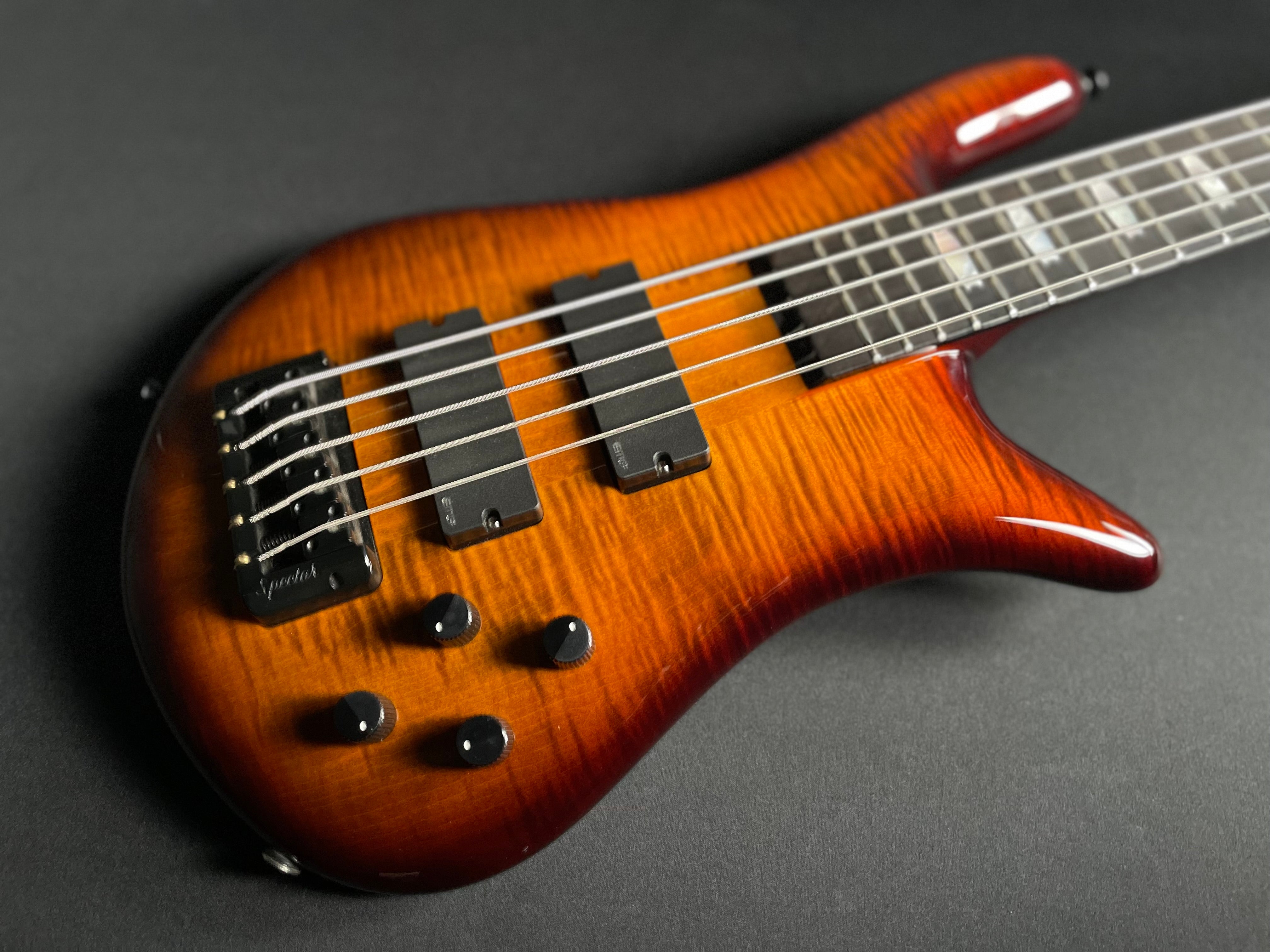 Spector Euro 5 LT Bass w/HSC - Copper Burst (2018) - Metronome Music Inc.