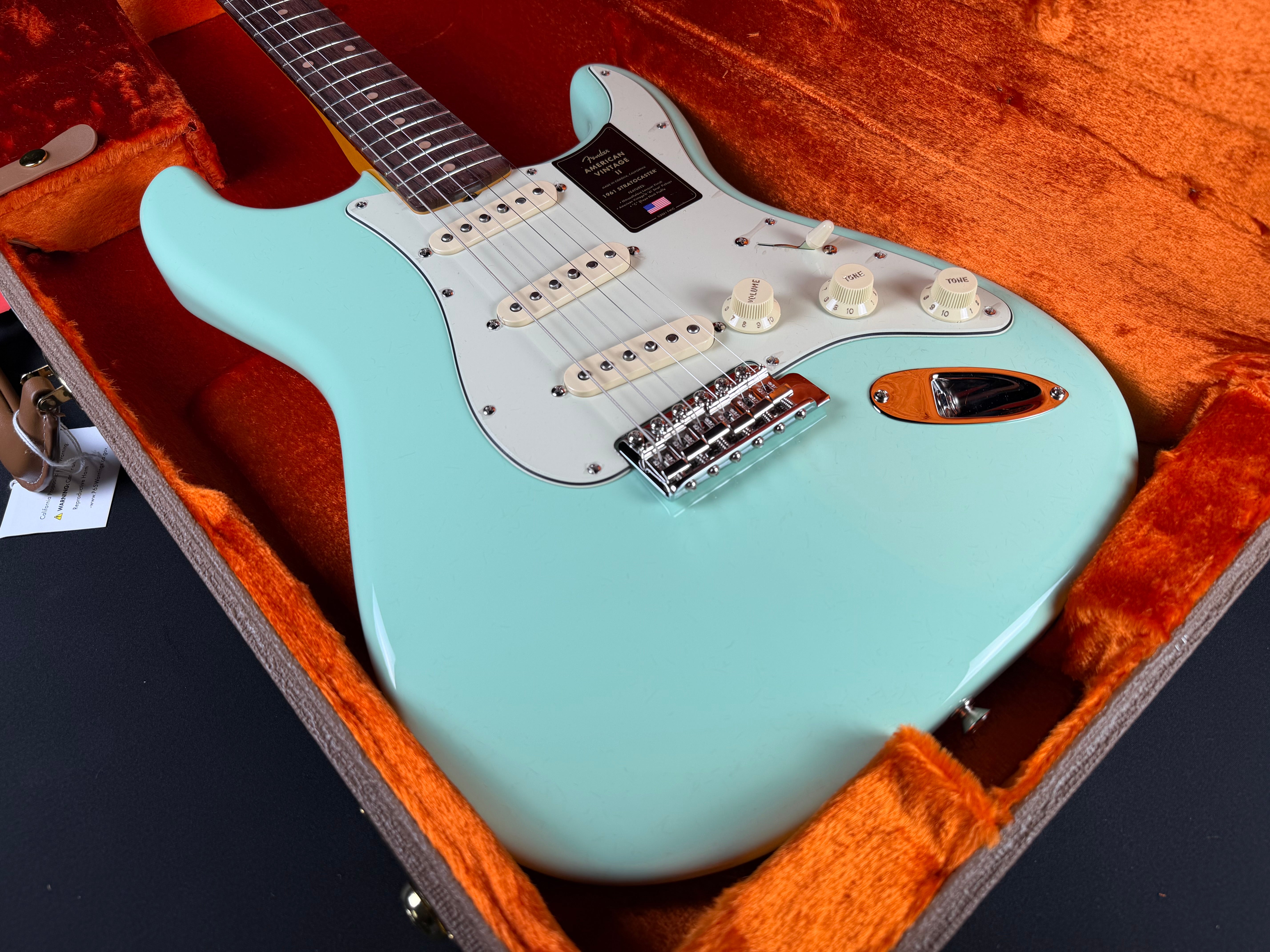 Fender American Vintage II 1961 Stratocaster, Rosewood - Surf Green (2026)