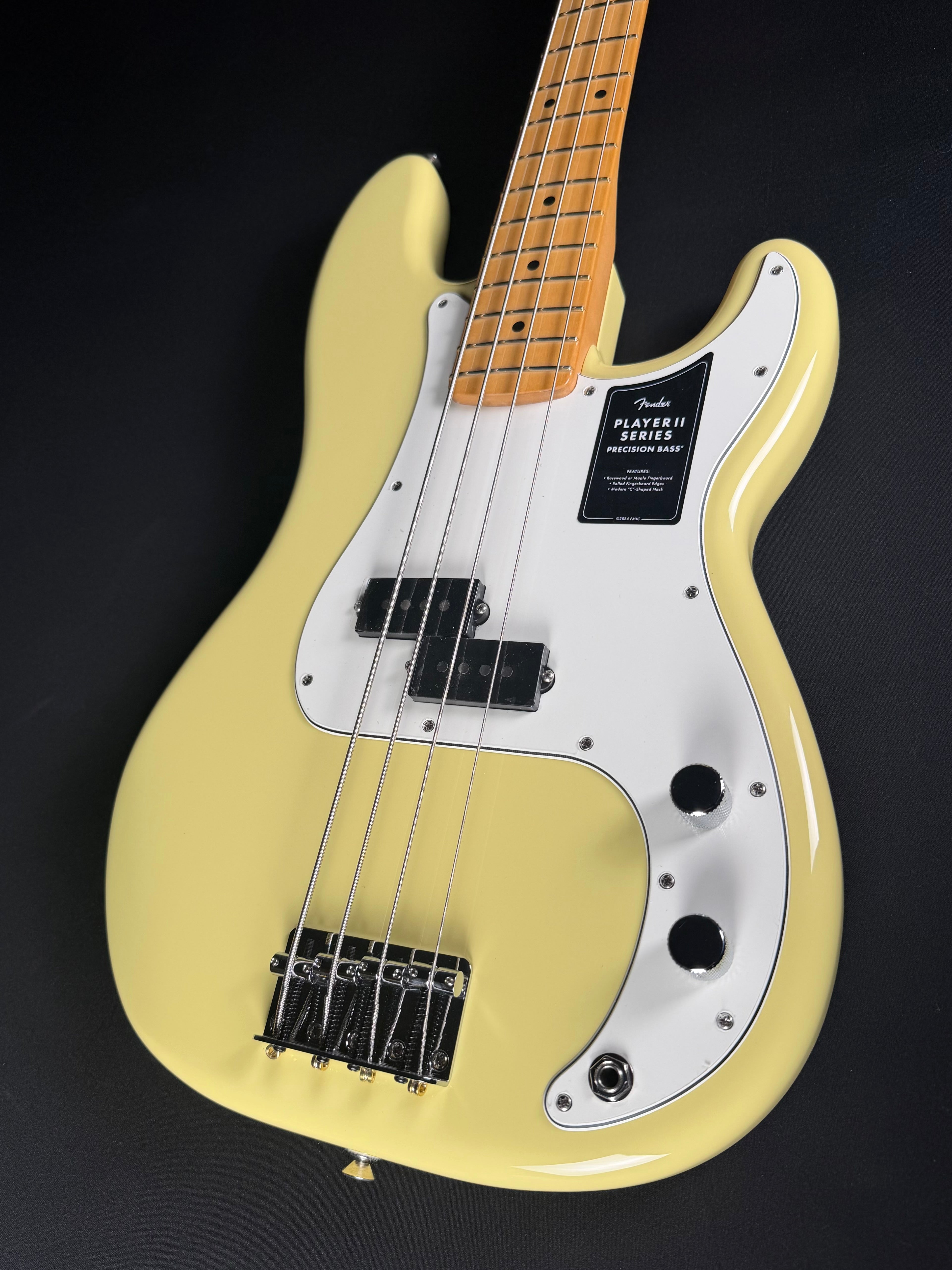 Fender Player II Precision Bass, Maple - Hialeah Yellow