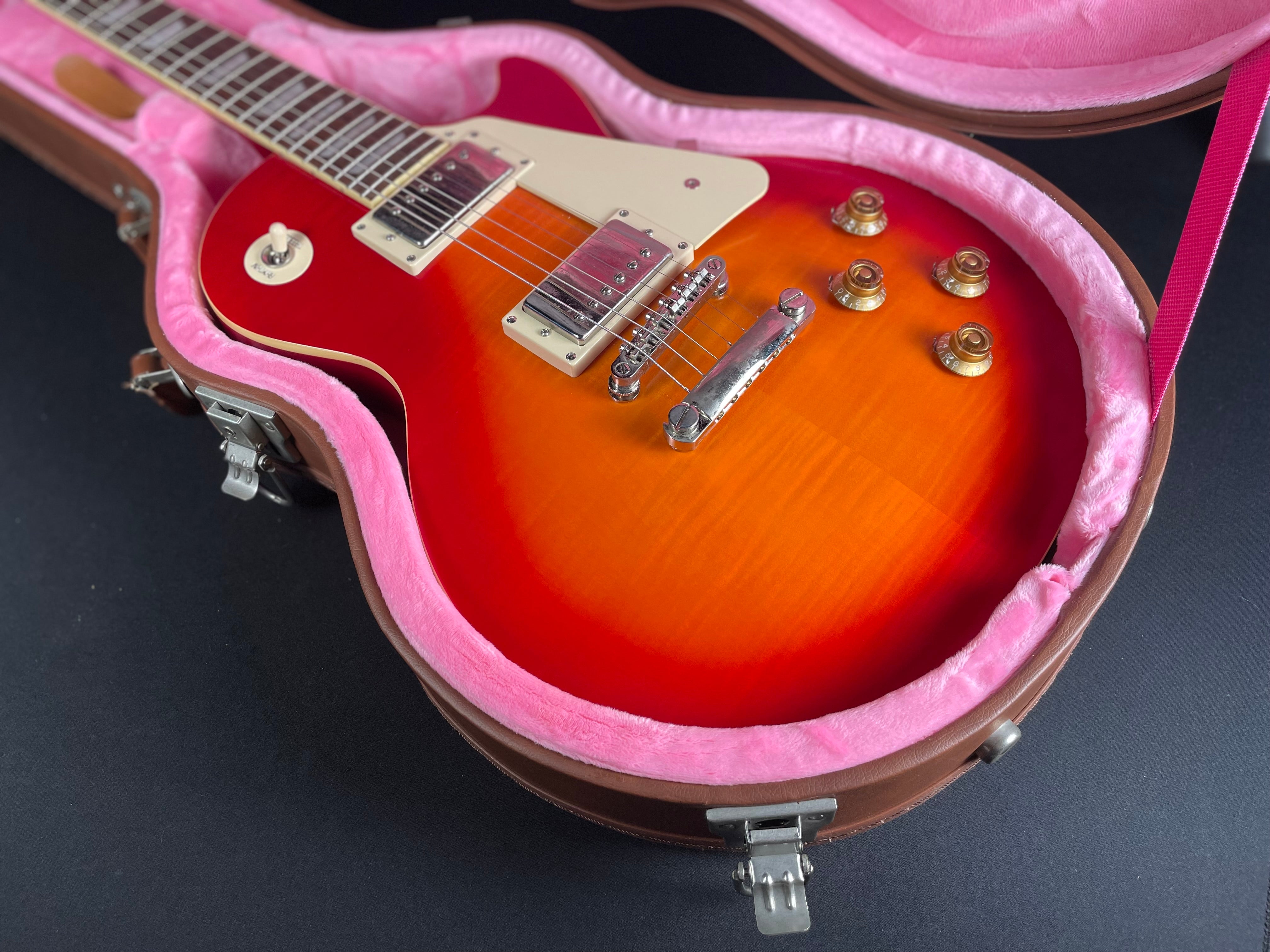 Epiphone 1959 Les Paul Standard w/OHSC - Aged Dark Cherry Burst (Used) - Metronome Music Inc.