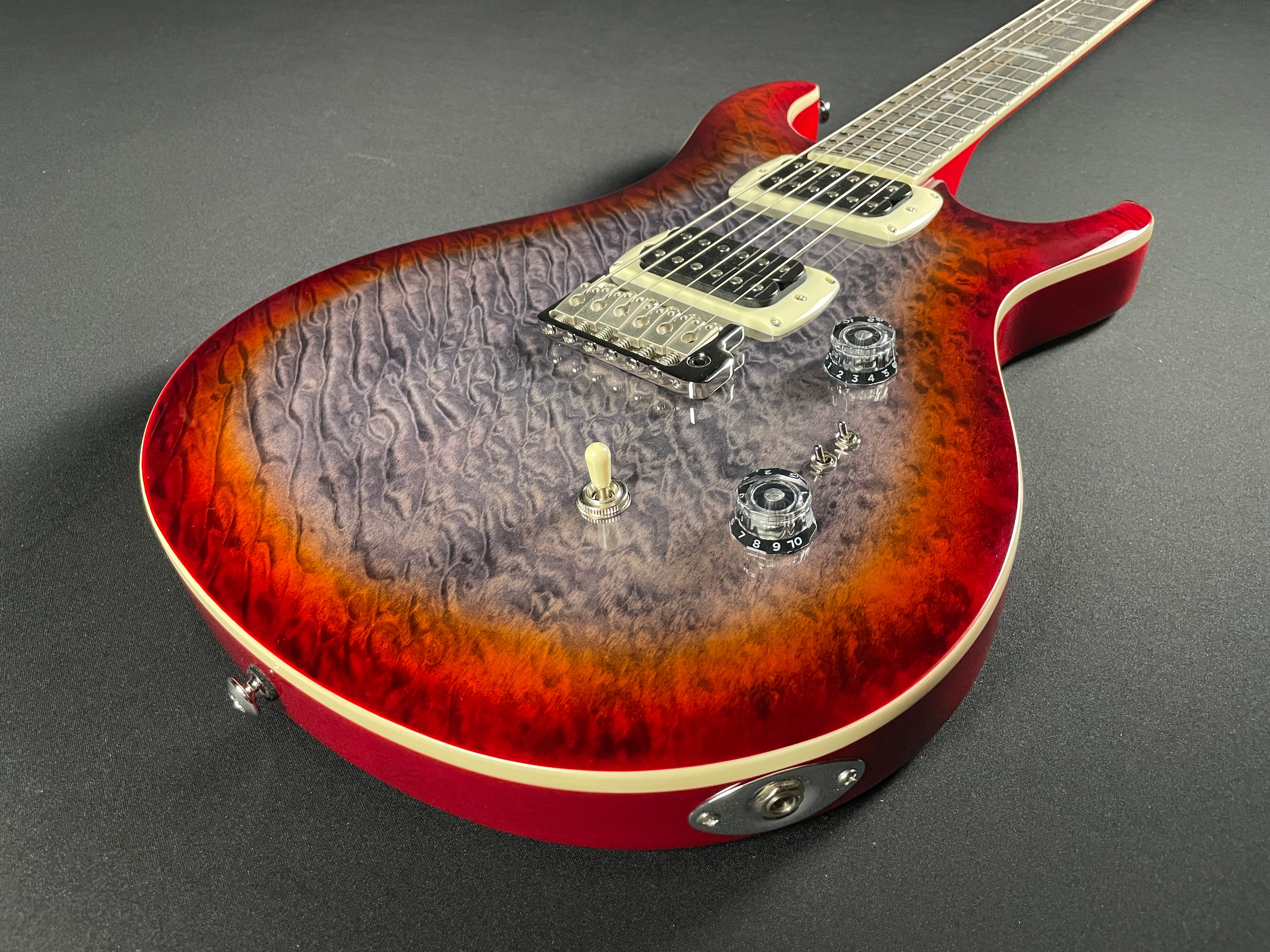 PRS SE Custom 24-08 Quilt Package w/Gig Bag - Charcoal Cherry Burst (NEW!)