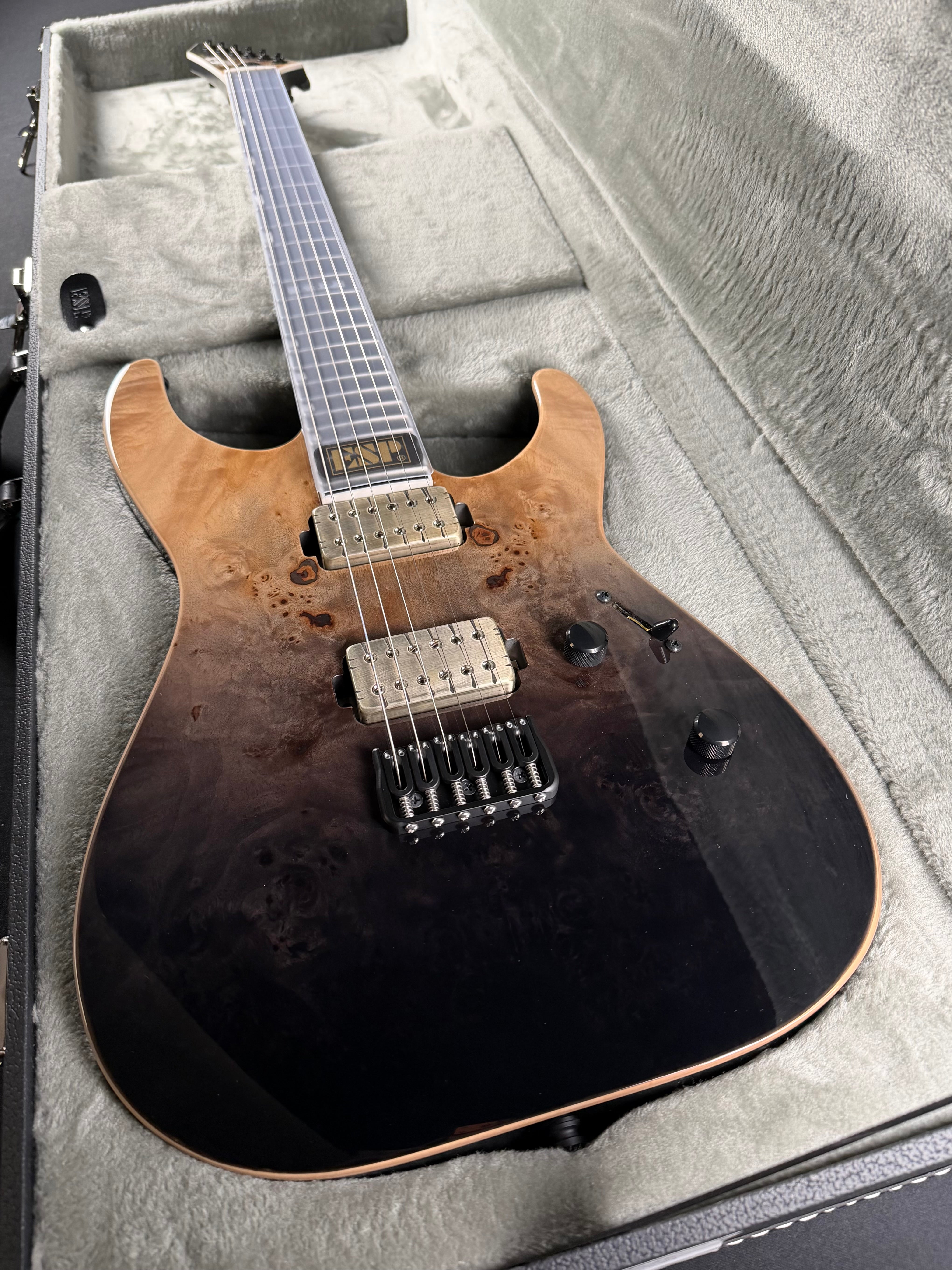 ESP E-II M-II Hardtail w/Case - Black Natural Fade - Metronome Music Inc.