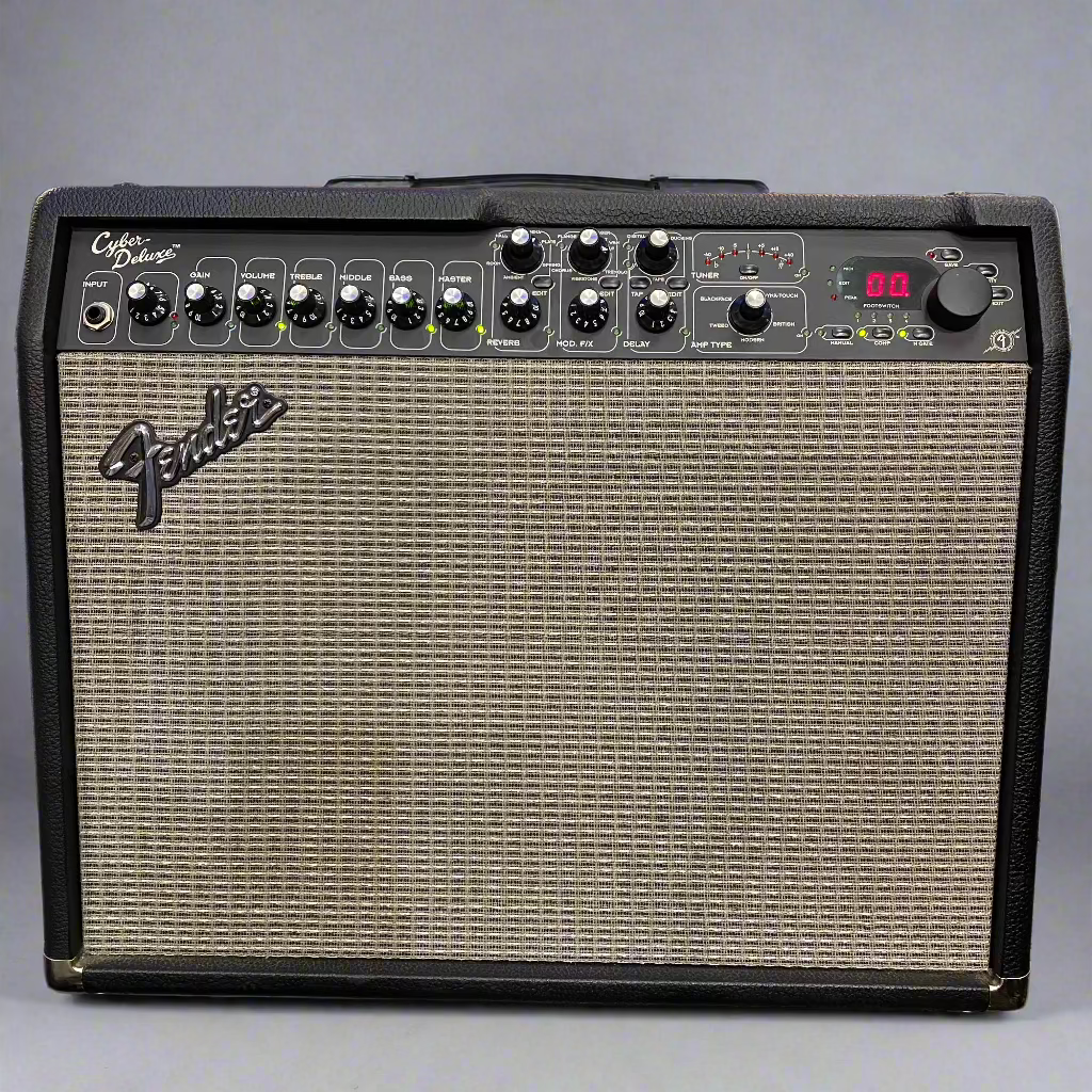 2009 Fender Cyber Deluxe amp with Foot Controller and extras! (Used)