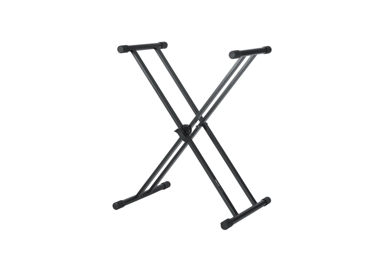 GATOR Frameworks heavy duty adjustable "X" style keyboard stand with rubberized leveling foot - Metronome Music Inc.