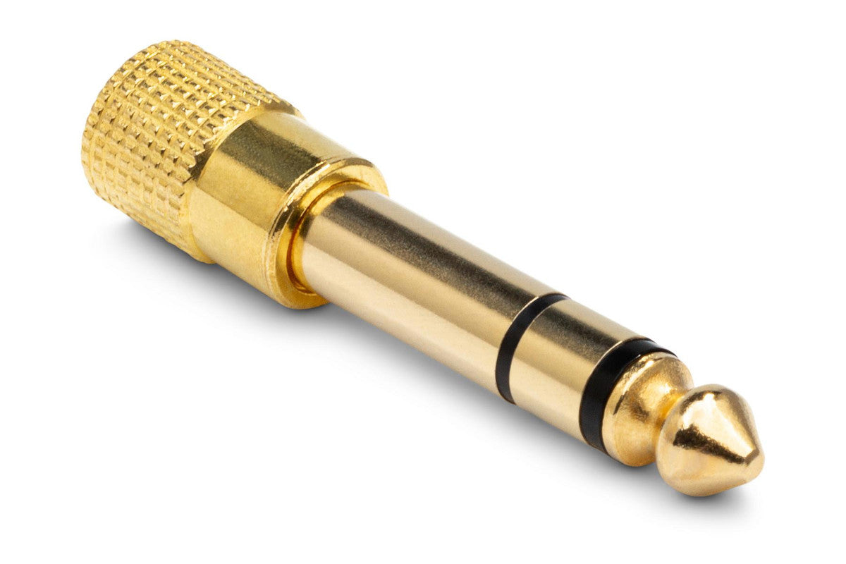 HOSA GHP-105 Headphone Adaptor, 3.5 Mm TRS To 1/4 In TRS - Metronome Music Inc.