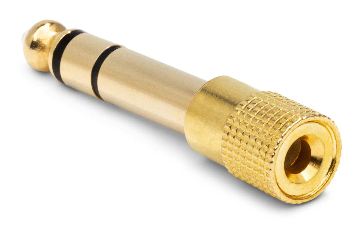 HOSA GHP-105 Headphone Adaptor, 3.5 Mm TRS To 1/4 In TRS - Metronome Music Inc.