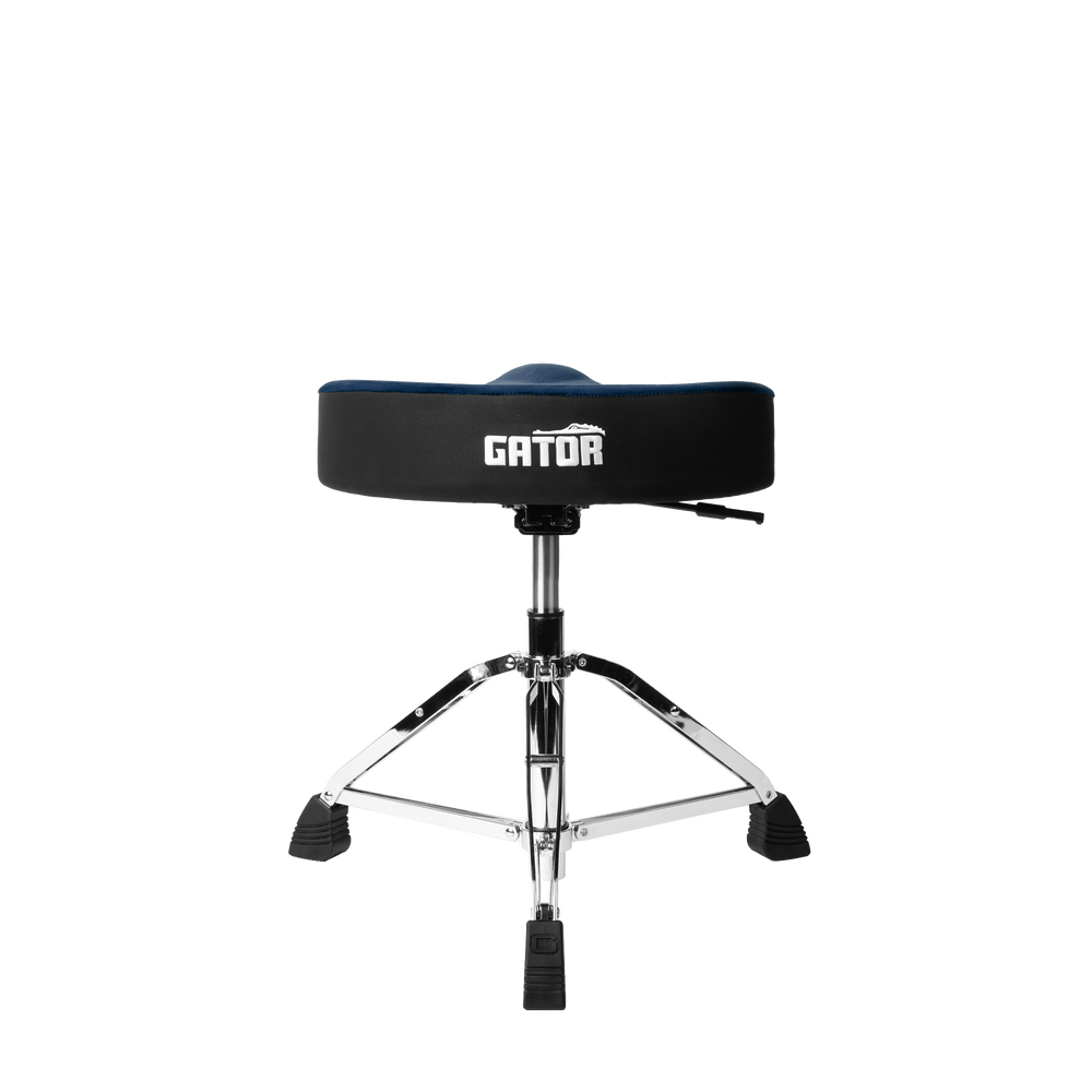 Gator Air Glide Saddle Drum Throne Blue - Metronome Music Inc.