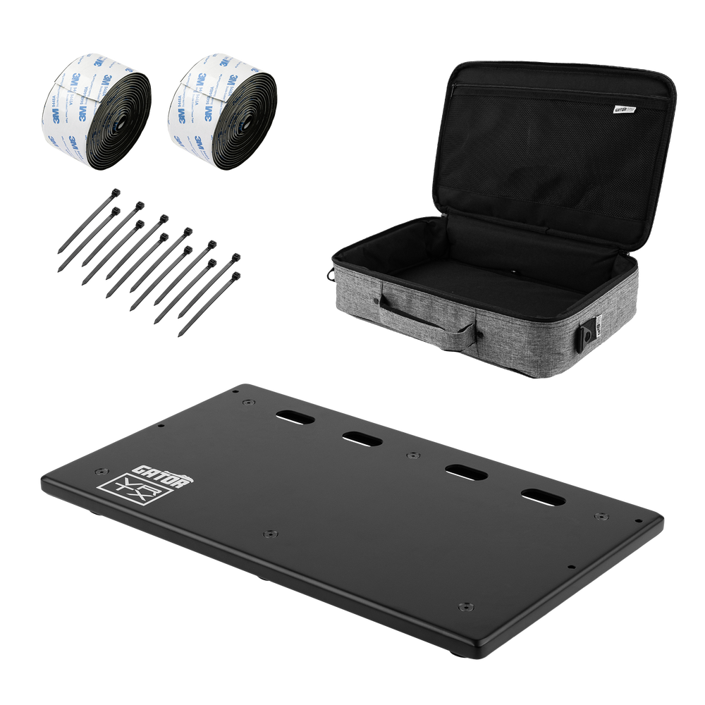 Vertex Travel Lite 17″ x 10″ Pedalboard w/ Bag - Metronome Music Inc.