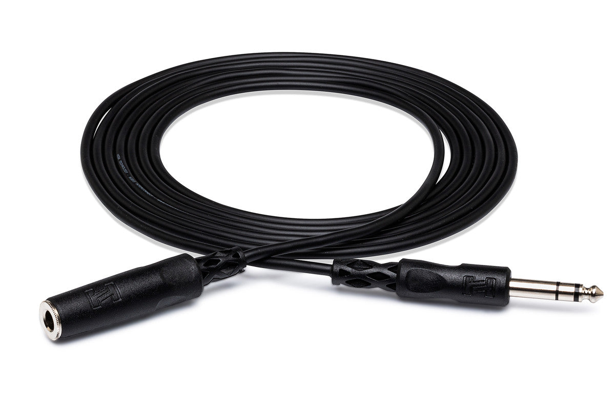 HOSA HPE-310 10' Headphone Extension Cable, 1/4 In TRS To 1/4 In TRS - Metronome Music Inc.