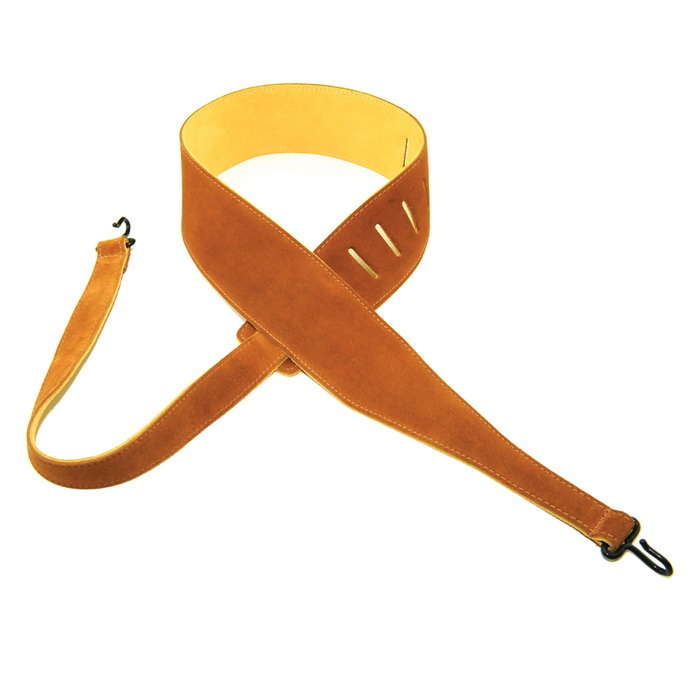 SUEDE TAPERED BANJO STRAP WITH CLOSED METAL HOOKS - Metronome Music Inc.