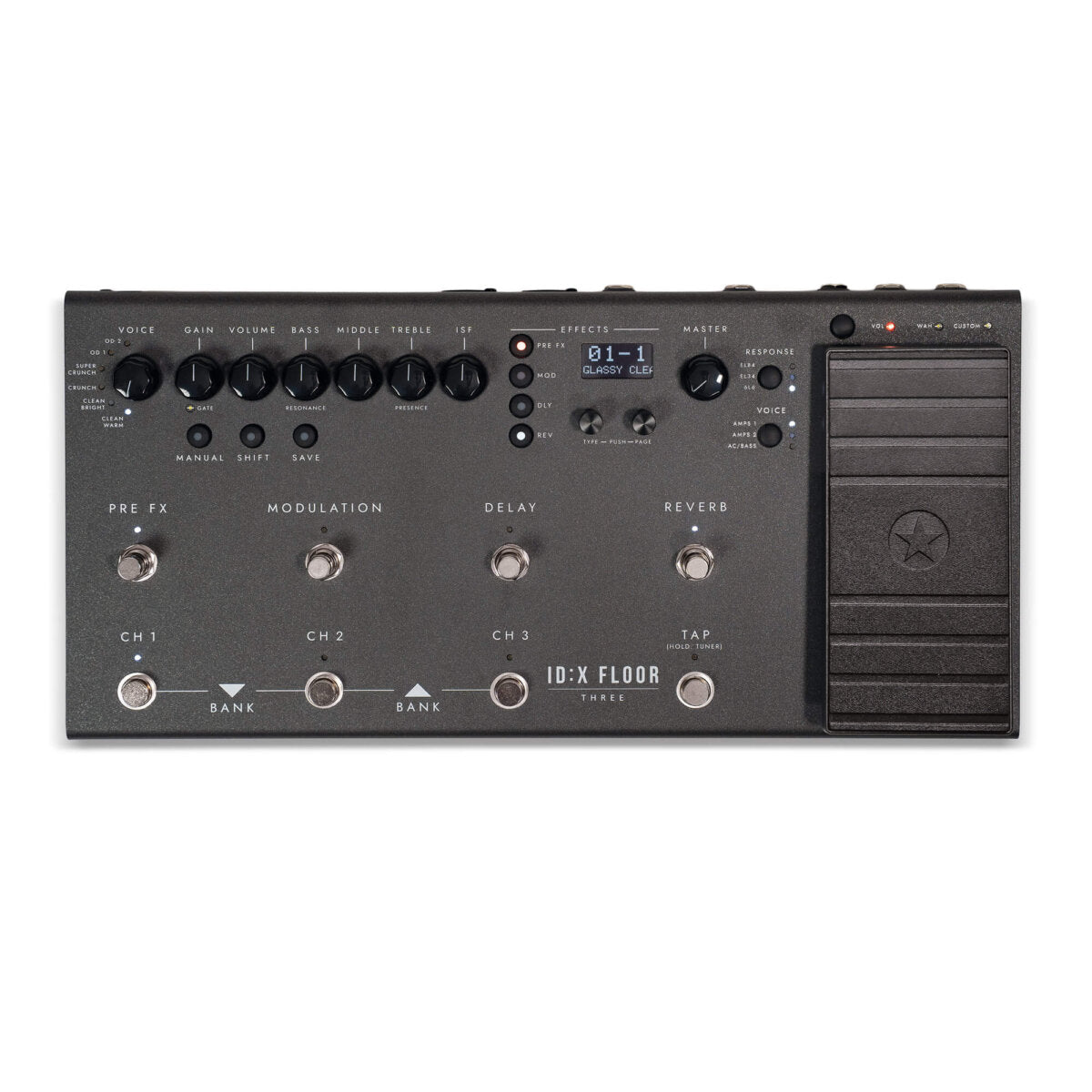 Blackstar ID:X Floor Three Floorboard Multi-FX Pedal - Metronome Music Inc.