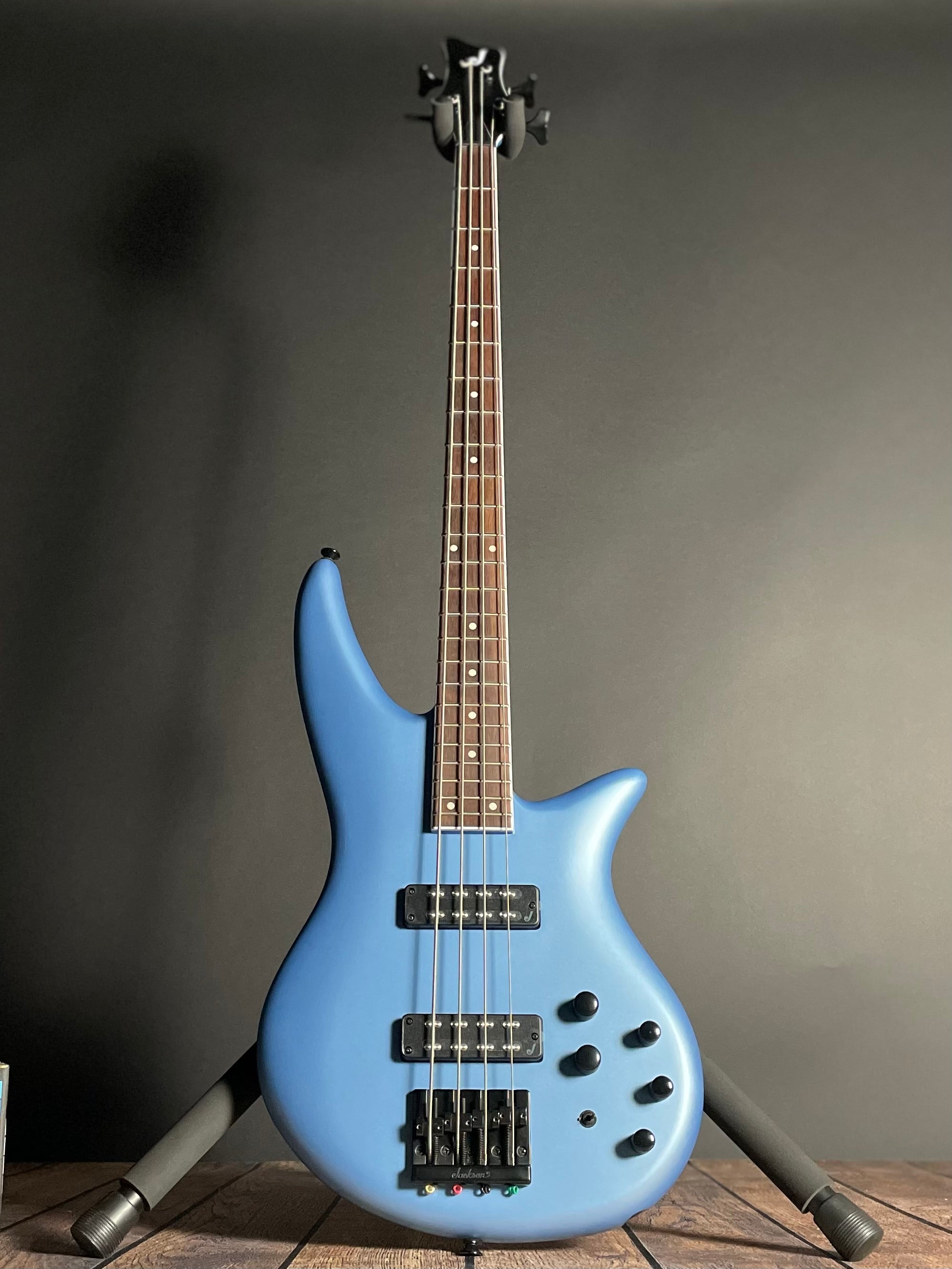 Jackson X Series Spectra Bass SBX IV- Matte Blue Frost (8lbs 6oz) - Metronome Music Inc.
