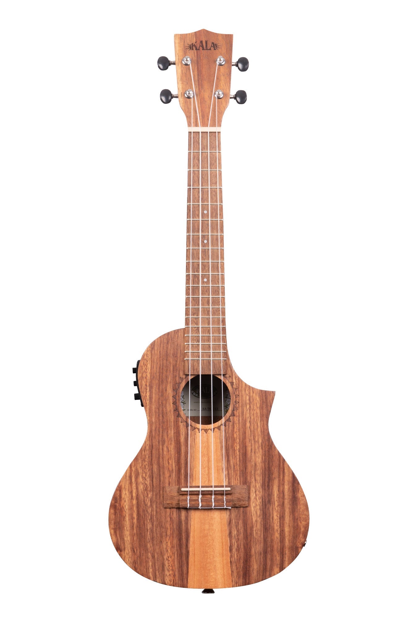 Kala Teak Tri-Top Concert Ukulele w/ Cutaway & EQ - Metronome Music Inc.