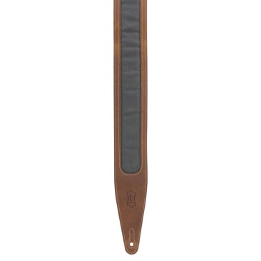 Levy's M317TRI-BRN-GRY Crazy Horse Leather Strap - Metronome Music Inc.
