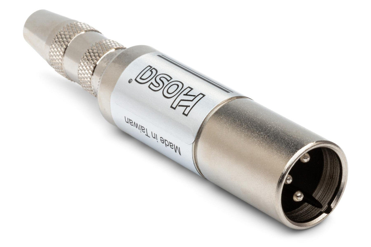 HOSA MIT-129 Impedance Transformer, 1/4 In TSF To XLR3M - Metronome Music Inc.