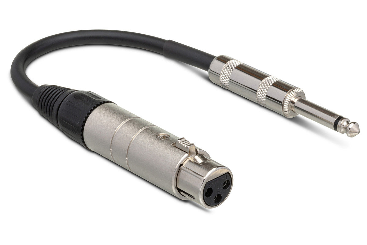 HOSA MIT-176 Impedance Transformer, XLR3F To 1/4 In TS - Metronome Music Inc.