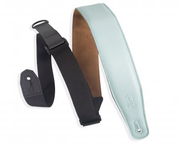 Levy's MRHGS-AQU 2" Right Height Padded Garment Leather Strap - Metronome Music Inc.