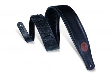 Levy's MSS2-BLK 3" Garment Leather Strap with Padding - Metronome Music Inc.
