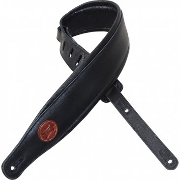 Levy's MSS2-BLK 3" Garment Leather Strap with Padding - Metronome Music Inc.