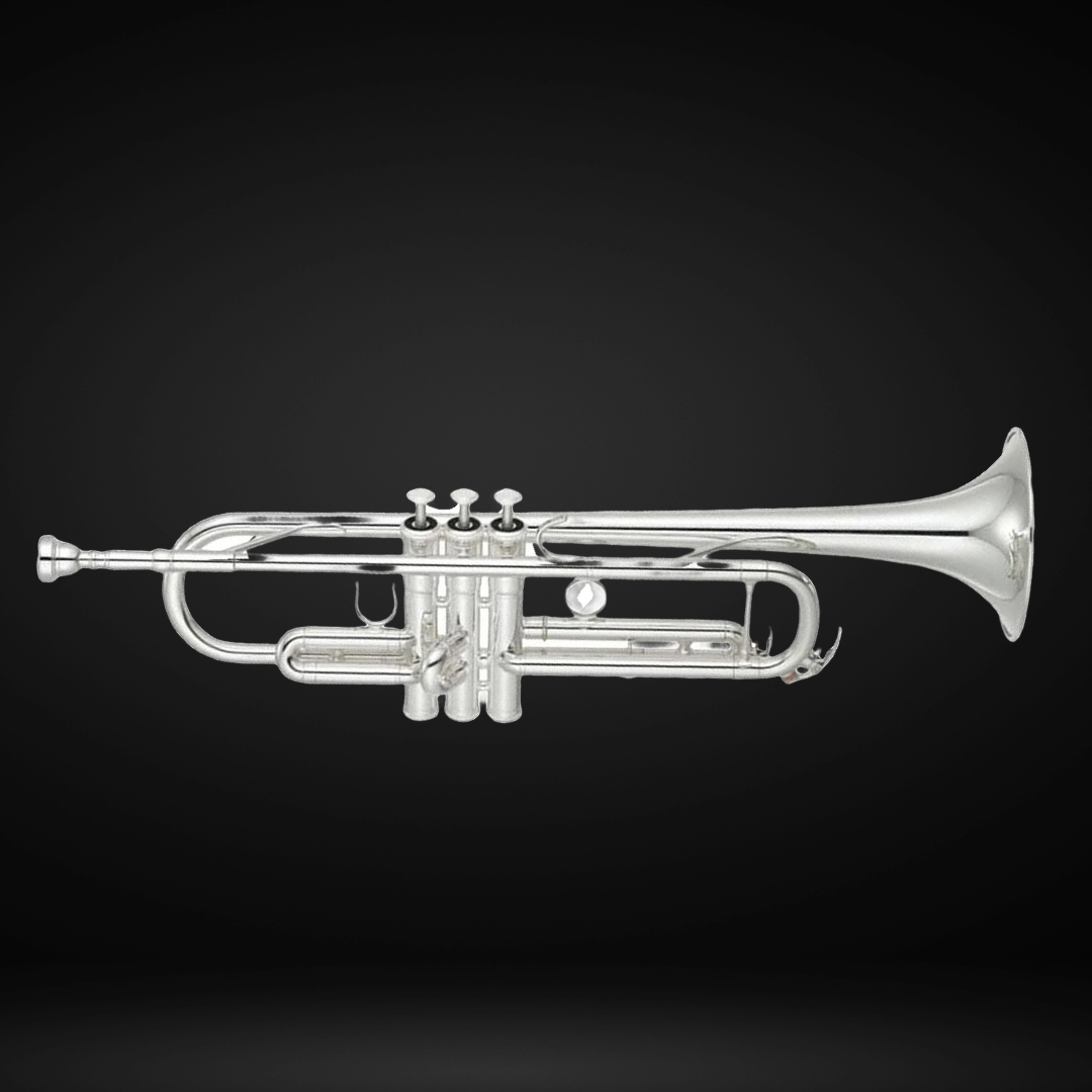 Yamaha YTR-4335GSII Intermediate Bb Trumpet & Case, Silver Yamaha YTR-4335GSII Intermediate Bb Trumpet & Case, Silver