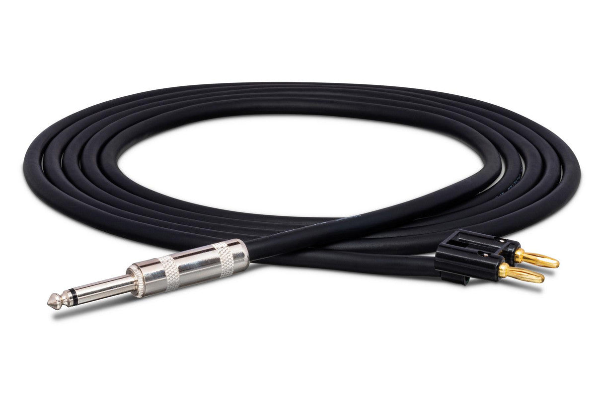 HOSA SKJ-625BN 25' TS to Dual Banana Pro Speaker Cable - Metronome Music Inc.