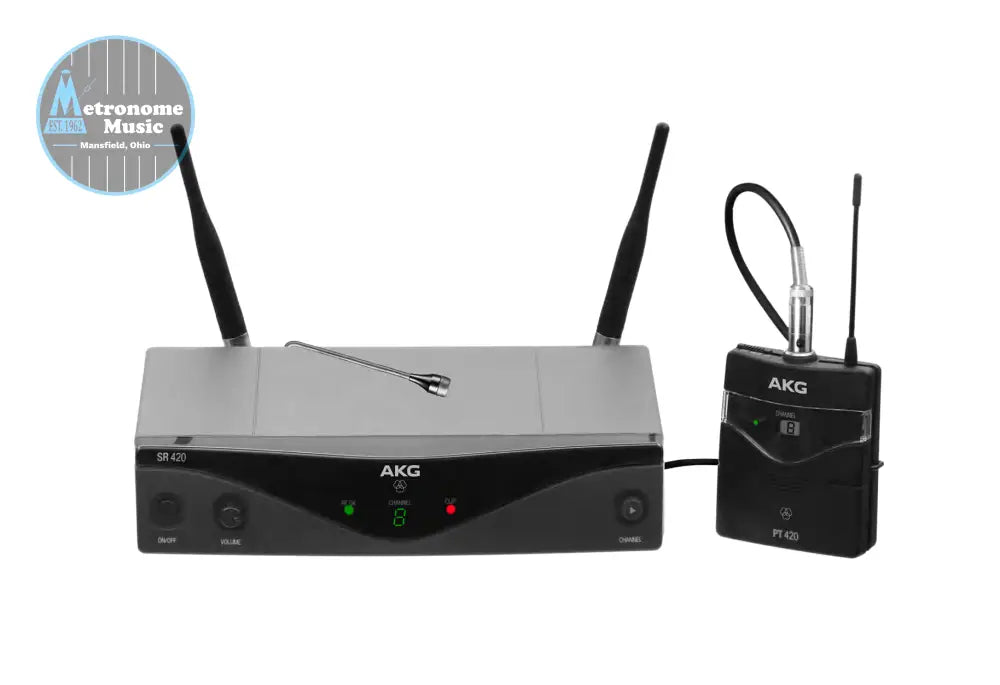 AKG Wireless Microphone System WMS420- Presenter Set - Metronome Music Inc.
