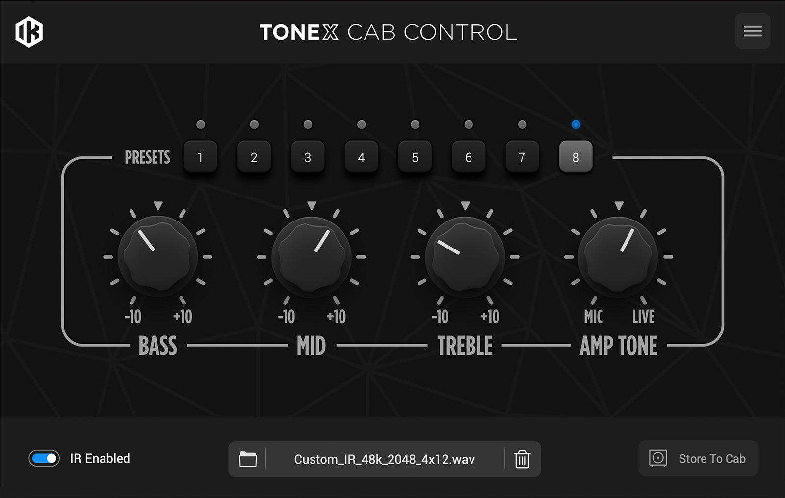 IK Multimedia TONEX Cab 700-watt 1 x 12-inch Power Guitar Cabinet (pre-order) - Metronome Music Inc.